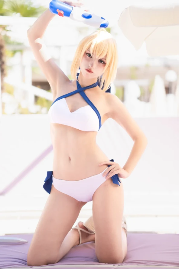 Himeecosplay - Saber bikini 6 Himeecosplay - Saber bikini
