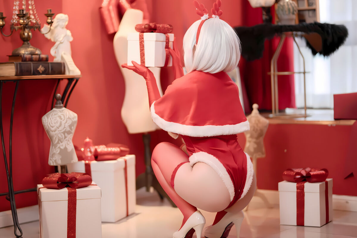 Coser@Bangni Bonnie - Christmas Neil Red Dress Sister Part01 (67P) Coser@Bangni Bonnie - Christmas Neil Red Dress Sister Part01 (67P)