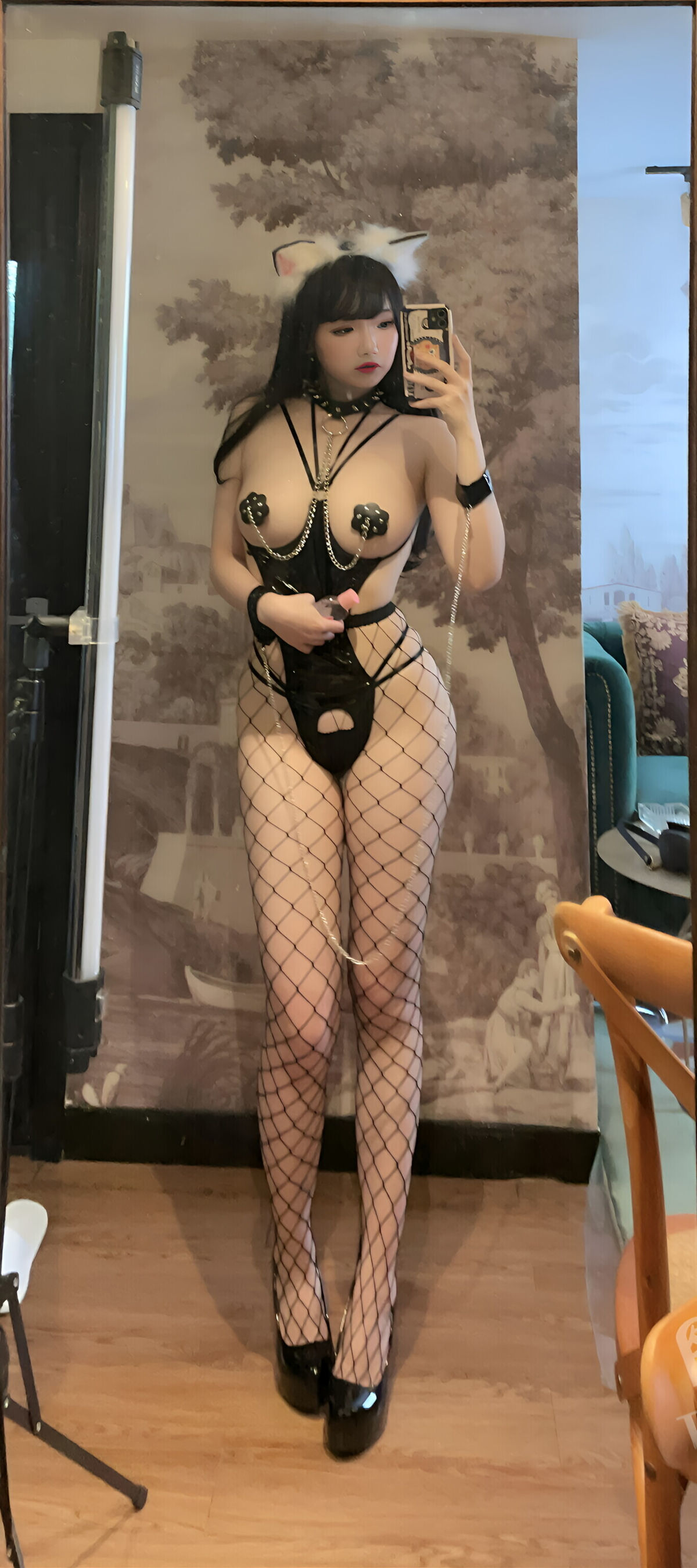 Coser@雪晴Astra - 铆钉乳贴 (45P) Coser@雪晴Astra - 铆钉乳贴 (45P)