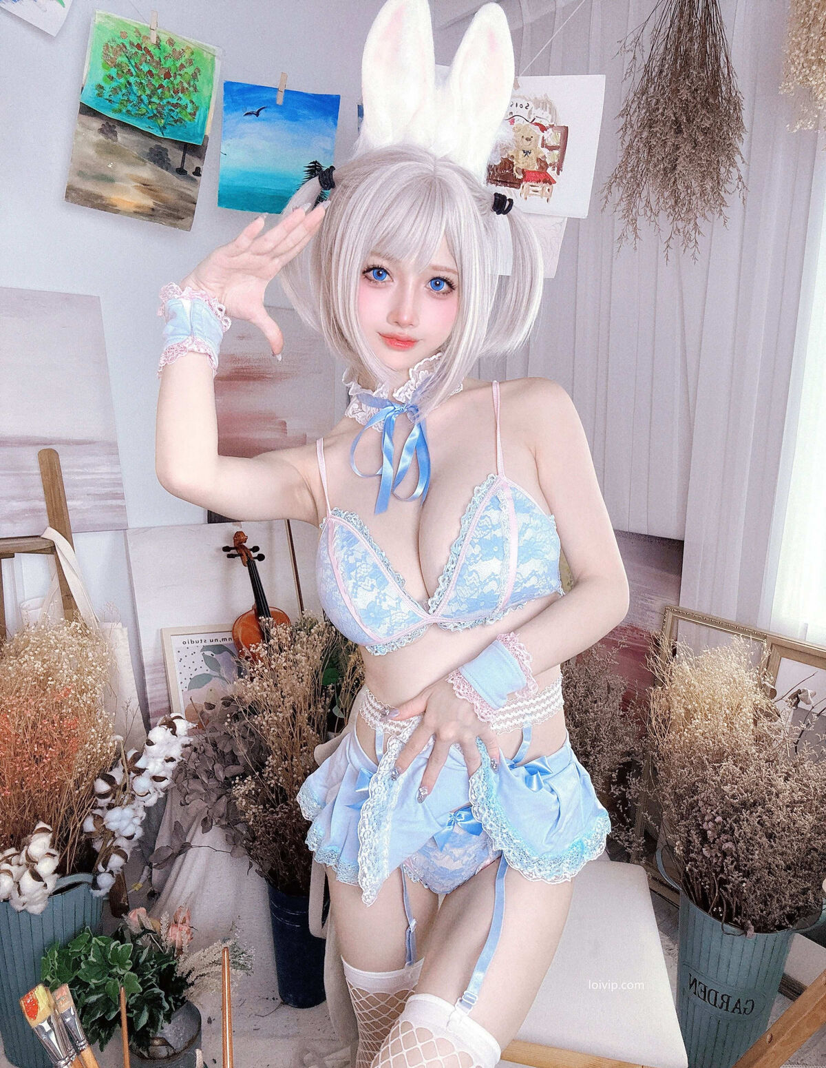 Coser@ Rinka Okita - Blue Rabbit (71P - 2V) Coser@ Rinka Okita - Blue Rabbit (71P - 2V)