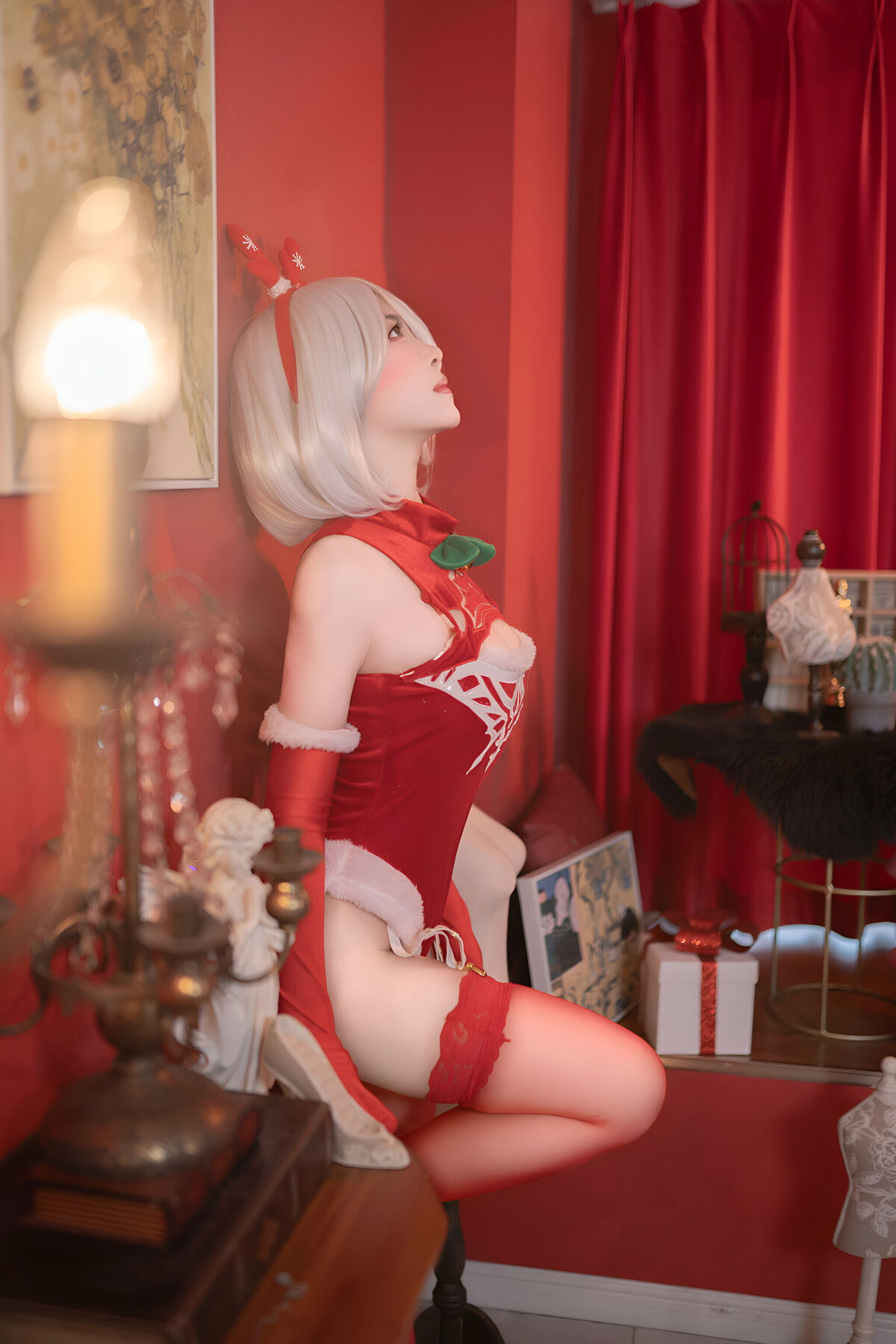 Coser@Bangni Bonnie - Christmas Neil Red Dress Sister Part01 (67P) Coser@Bangni Bonnie - Christmas Neil Red Dress Sister Part01 (67P)