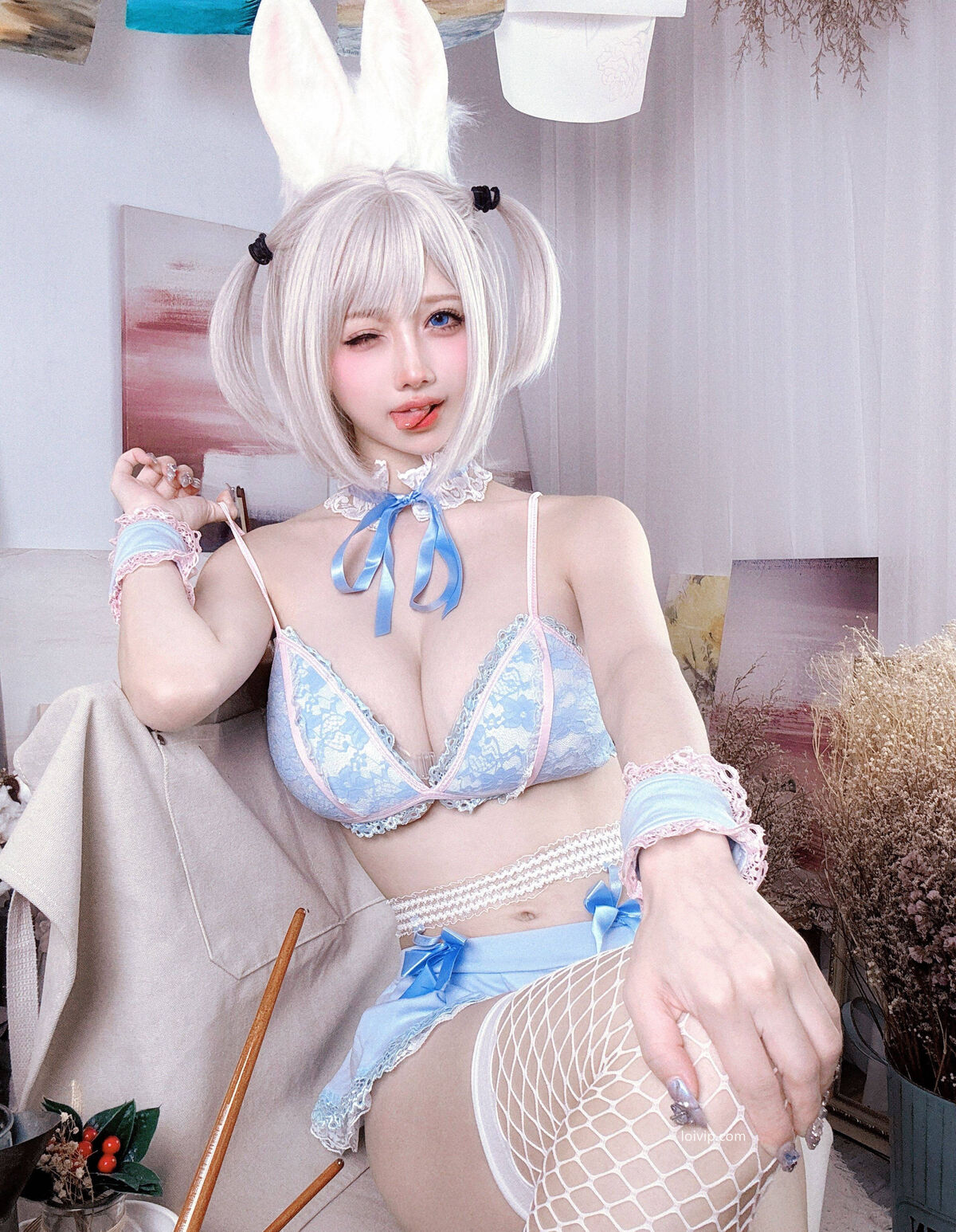 Coser@ Rinka Okita - Blue Rabbit (71P - 2V) Coser@ Rinka Okita - Blue Rabbit (71P - 2V)