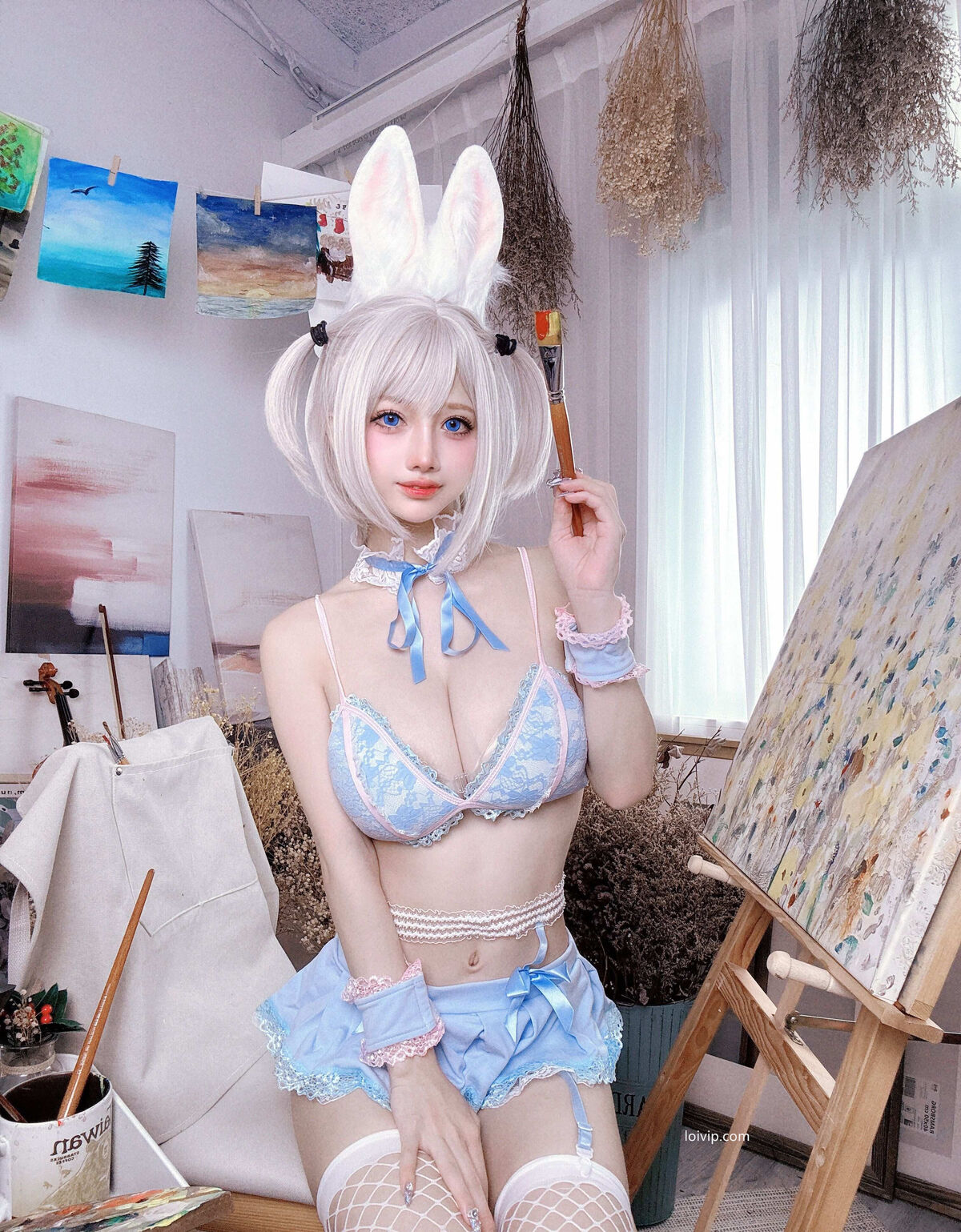 Coser@ Rinka Okita - Blue Rabbit (71P - 2V) Coser@ Rinka Okita - Blue Rabbit (71P - 2V)