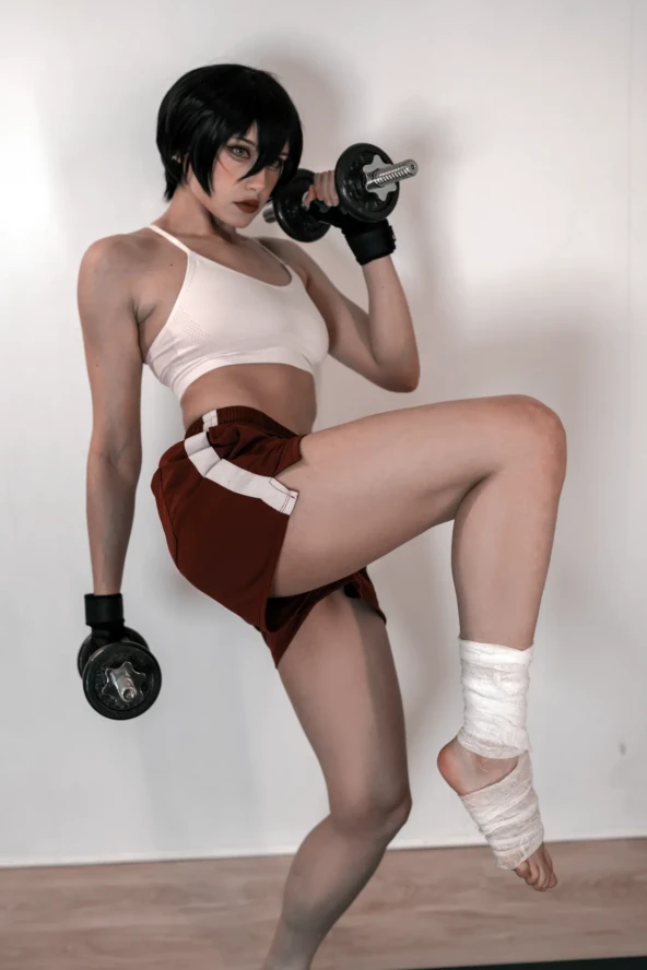 Alexandre - Mikasa Ackerman gym 4 Alexandre - Mikasa Ackerman gym