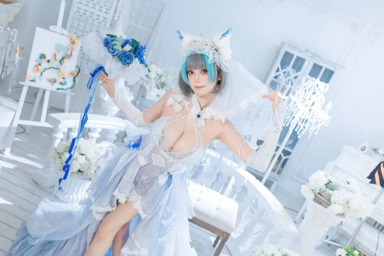 Honey Cat Fur - Azur Route Cheshire Bride 1 Honey Cat Fur - Azur Route Cheshire Bride 1