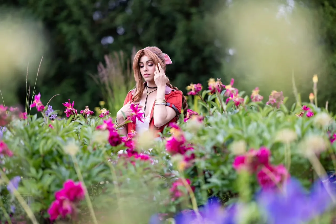 Ayaka cosplay - Aerith Ayaka cosplay - Aerith