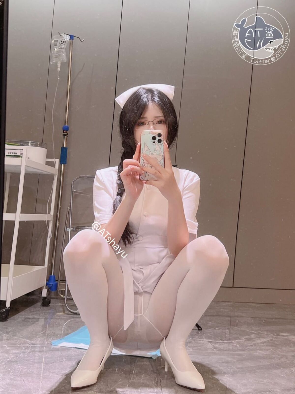 Coser@AT Shark - White Silk Nurse Part02 (71P) Coser@AT Shark - White Silk Nurse Part02 (71P)