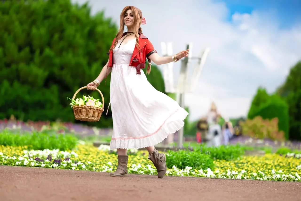 Ayaka cosplay - Aerith Ayaka cosplay - Aerith