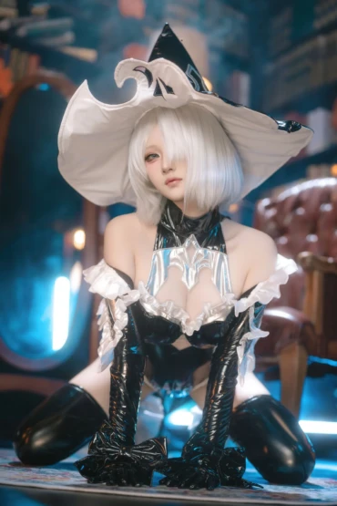 Yukako Yukako - NieR: Automata 2B Halloween Witch Doujin 8 Yukako Yukako - NieR: Automata 2B Halloween Witch Doujin