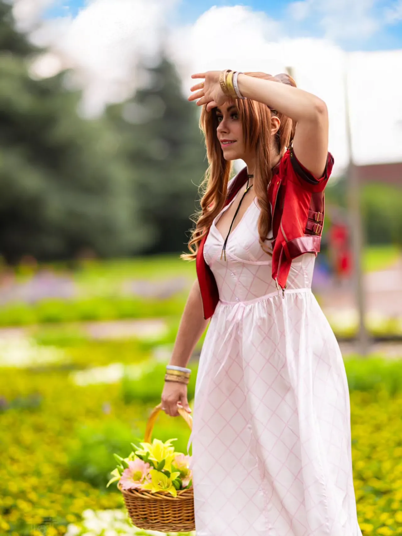 Ayaka cosplay - Aerith Ayaka cosplay - Aerith