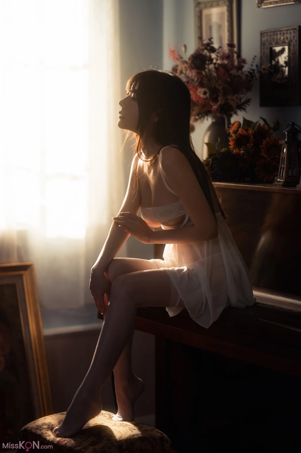 Coser@香草喵露露: 白丝纱裙 (10 photos + 1 video) 2 Coser@香草喵露露: 白丝纱裙 (10 photos + 1 video) 2