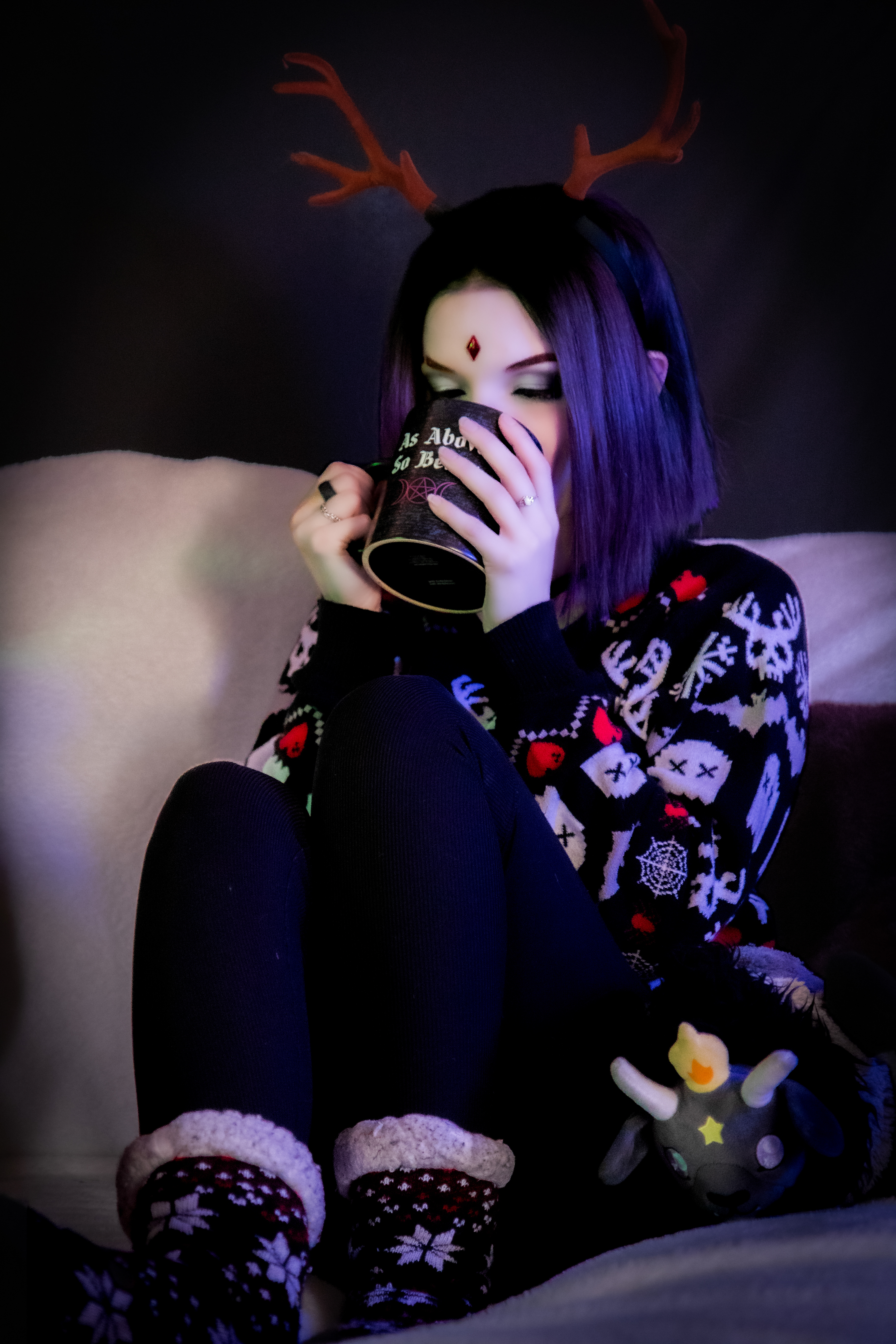 April Rose - Christmas Raven & Starfire April Rose - Christmas Raven & Starfire