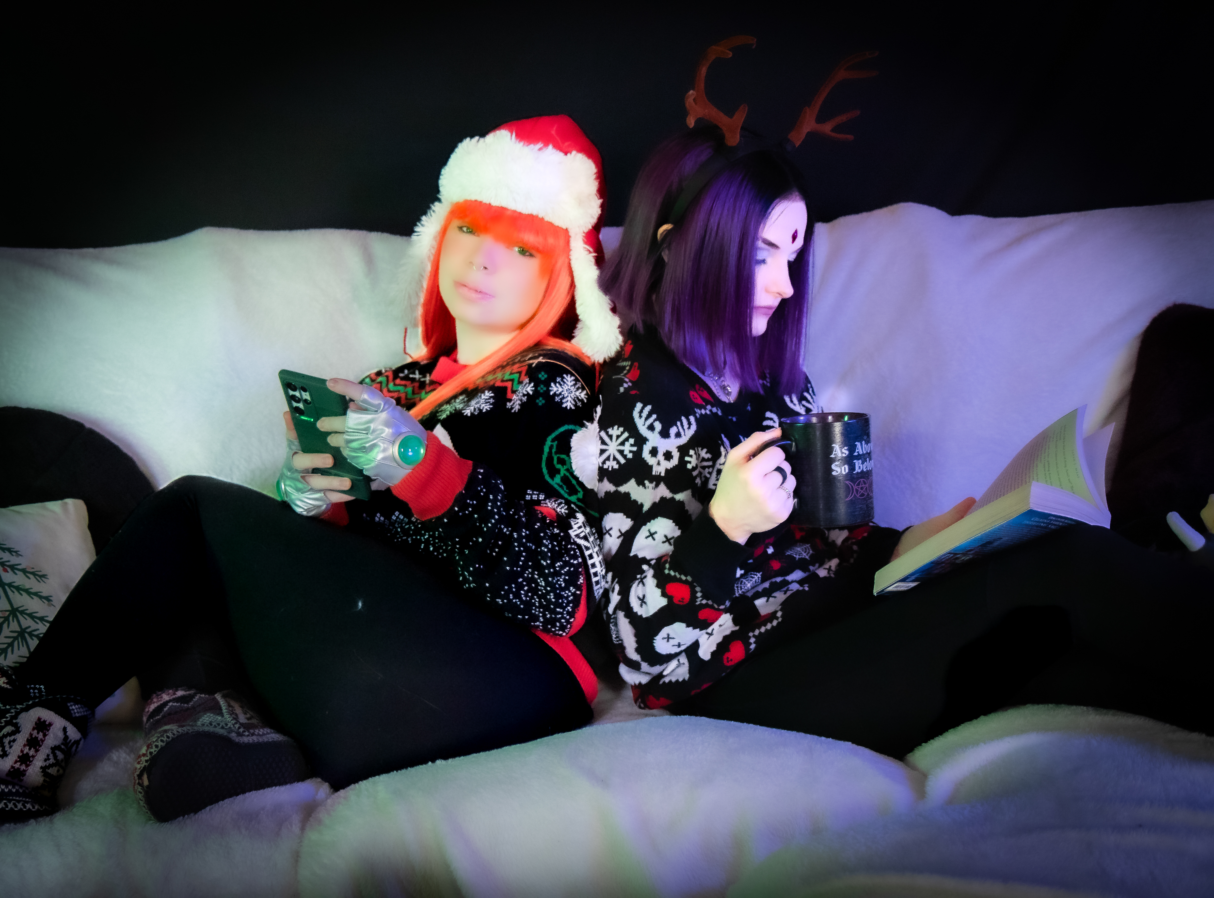 April Rose - Christmas Raven & Starfire April Rose - Christmas Raven & Starfire