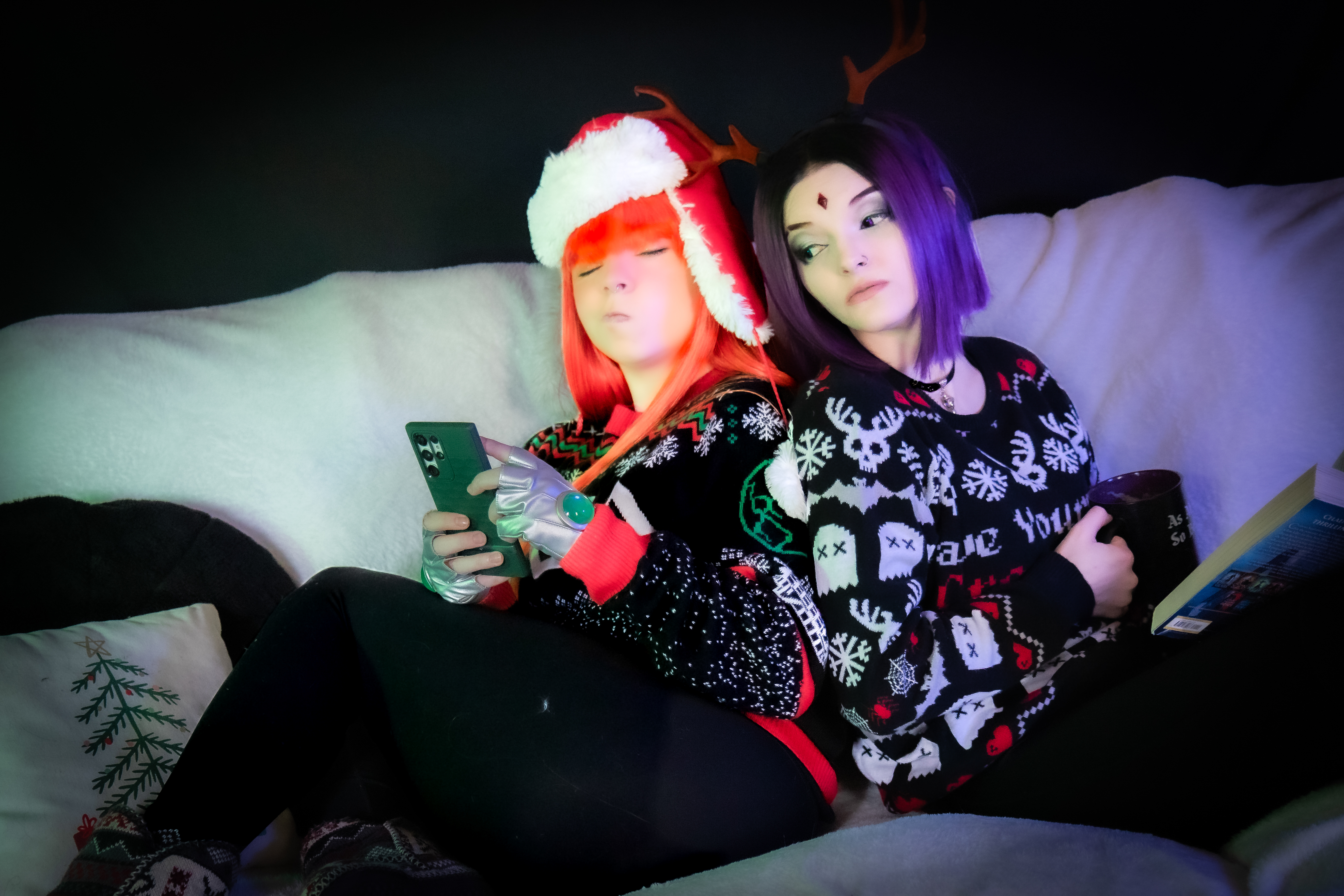 April Rose - Christmas Raven & Starfire April Rose - Christmas Raven & Starfire