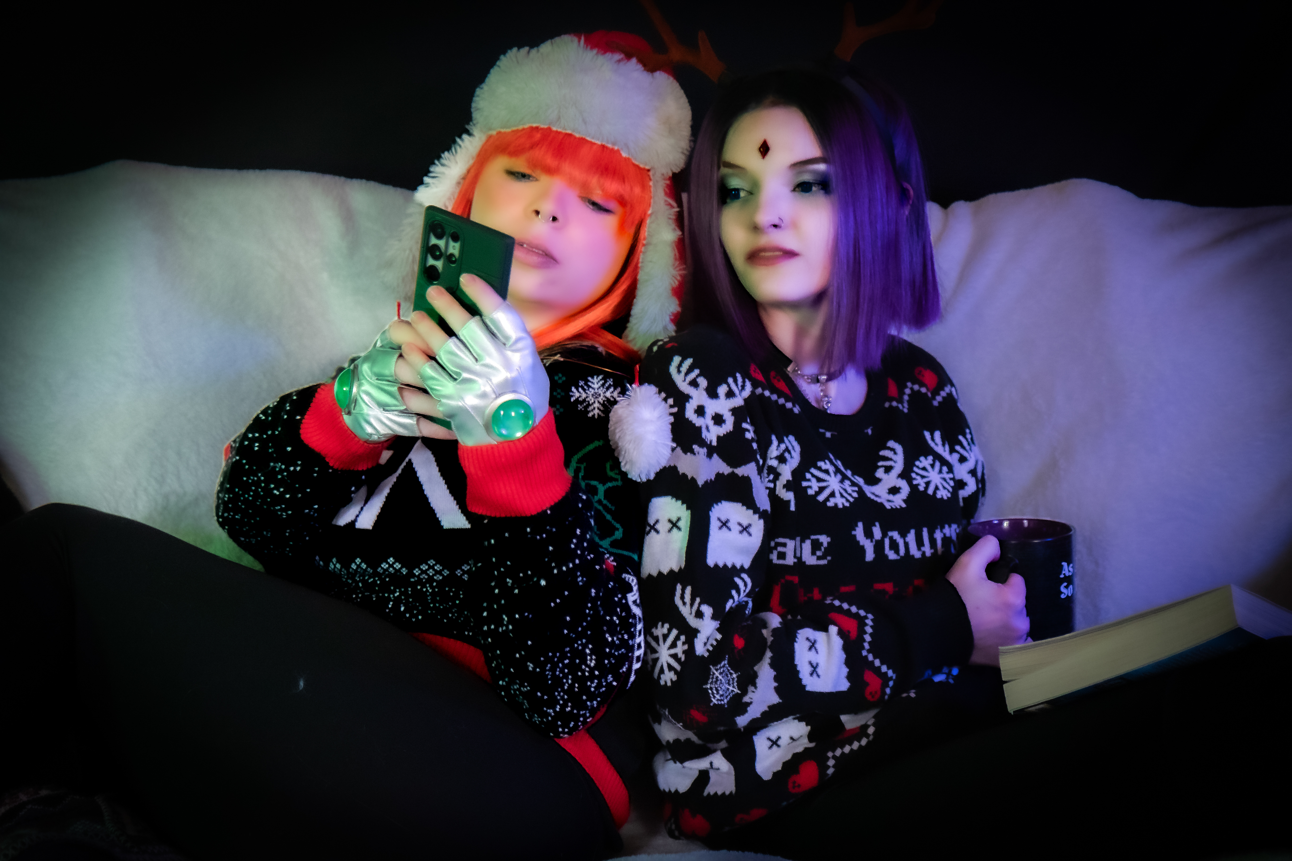 April Rose - Christmas Raven & Starfire April Rose - Christmas Raven & Starfire
