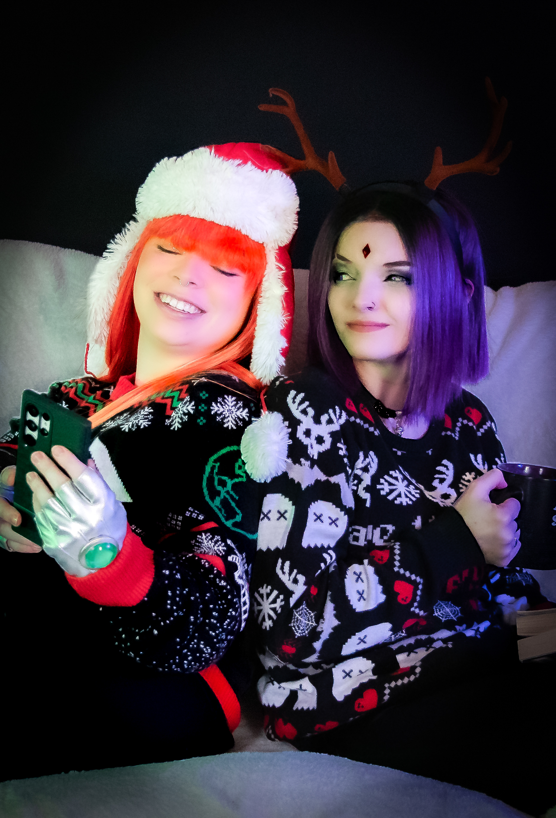 April Rose - Christmas Raven & Starfire April Rose - Christmas Raven & Starfire