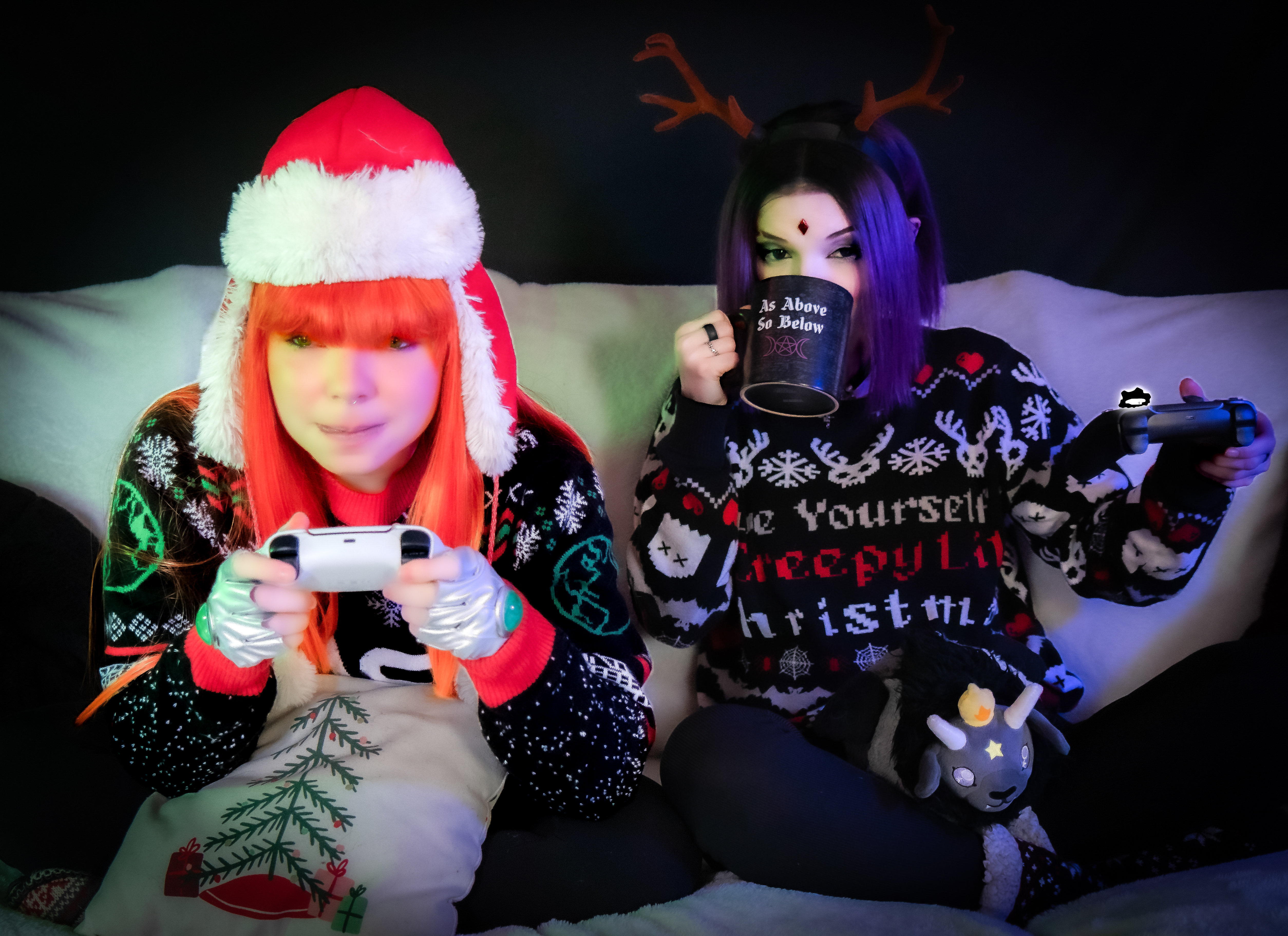 April Rose - Christmas Raven & Starfire April Rose - Christmas Raven & Starfire