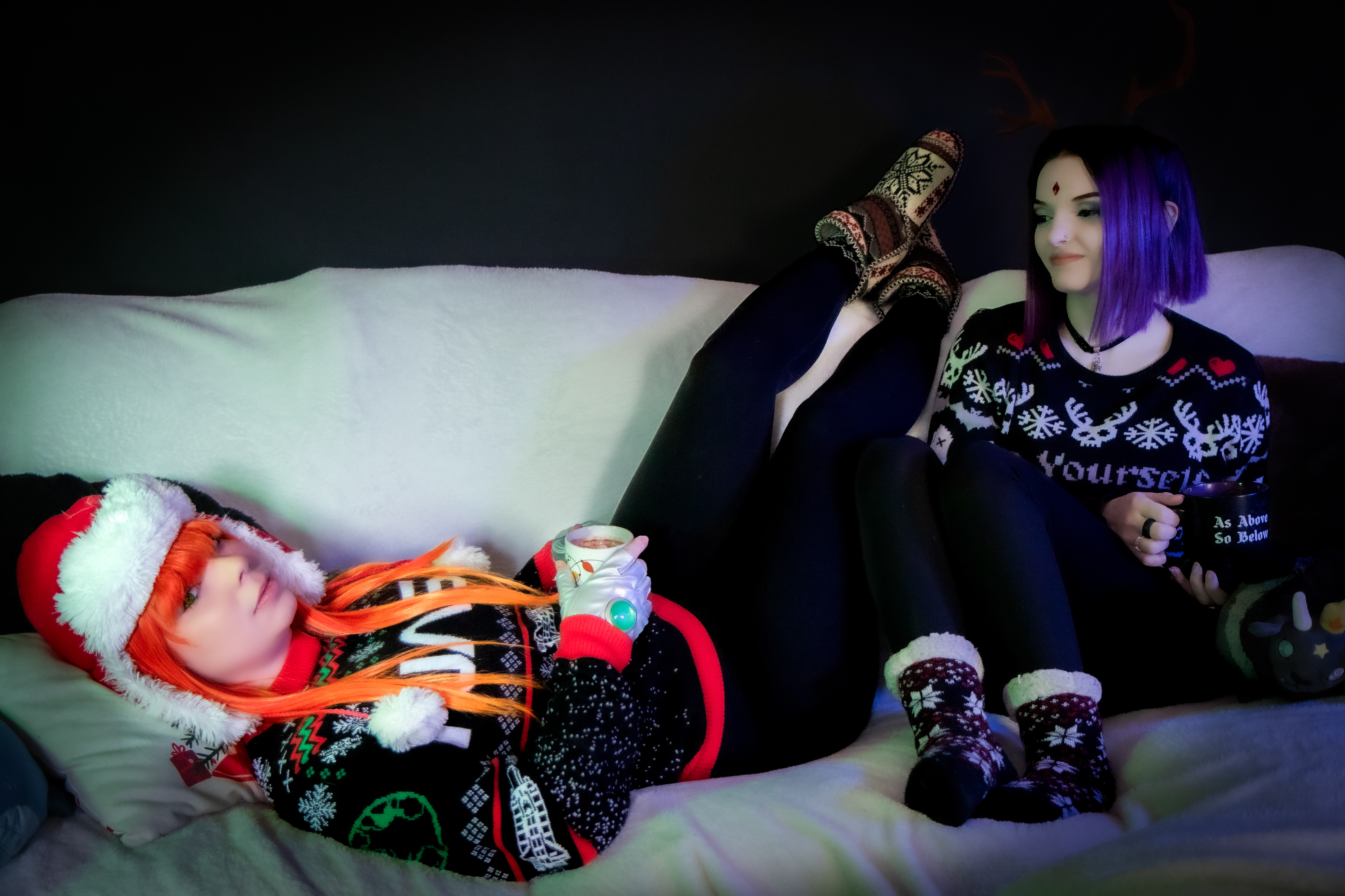 April Rose - Christmas Raven & Starfire April Rose - Christmas Raven & Starfire