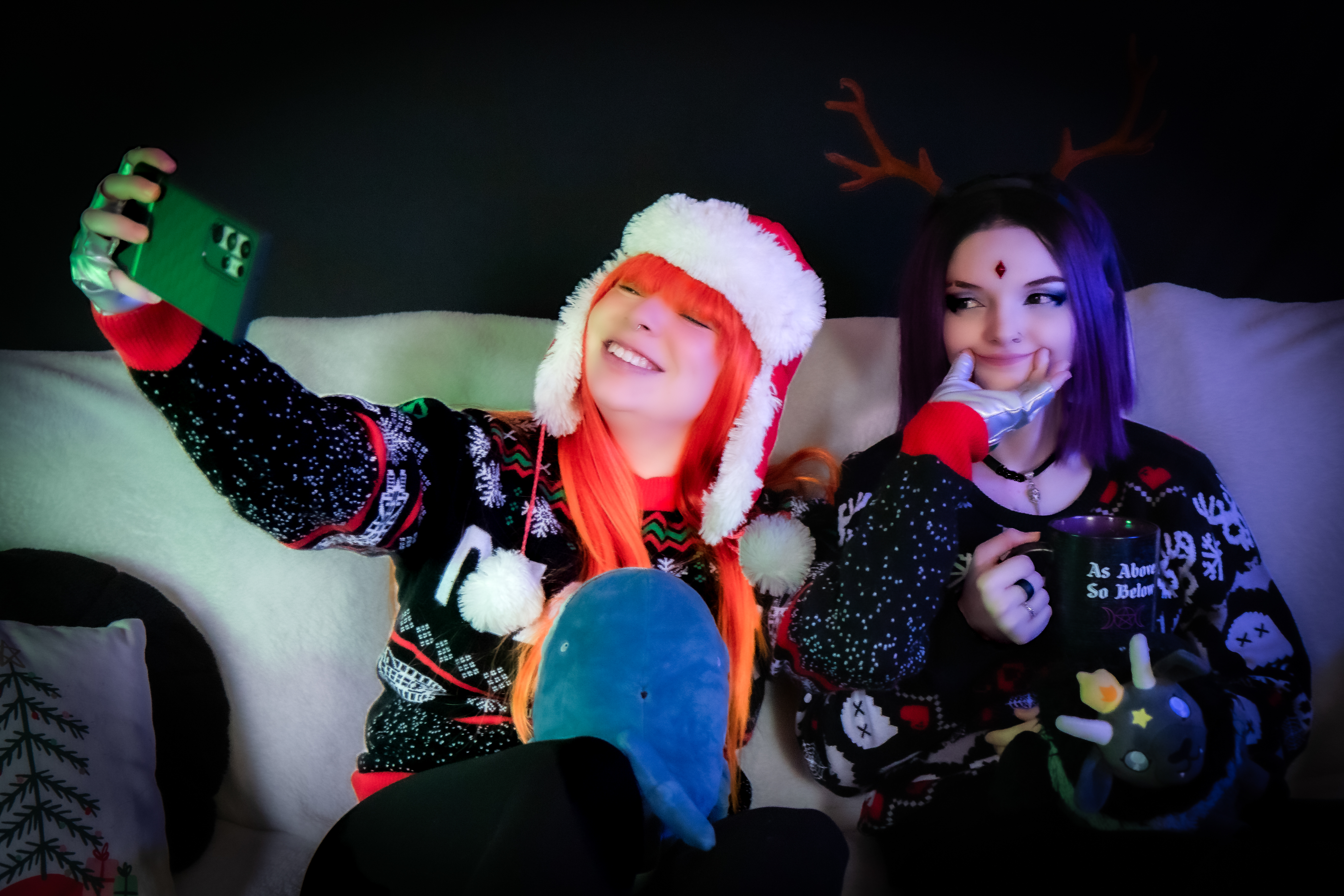 April Rose - Christmas Raven & Starfire April Rose - Christmas Raven & Starfire