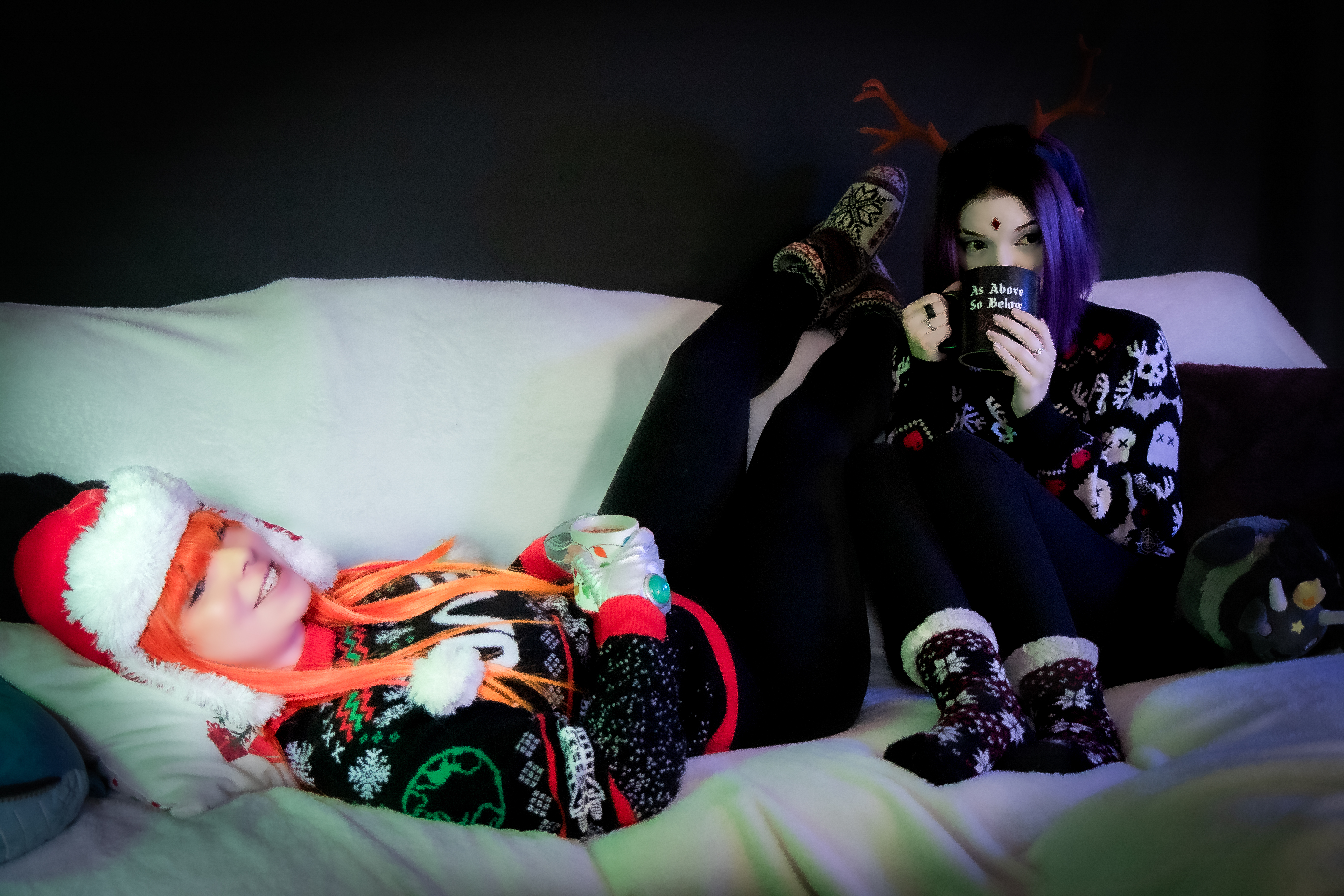 April Rose - Christmas Raven & Starfire April Rose - Christmas Raven & Starfire