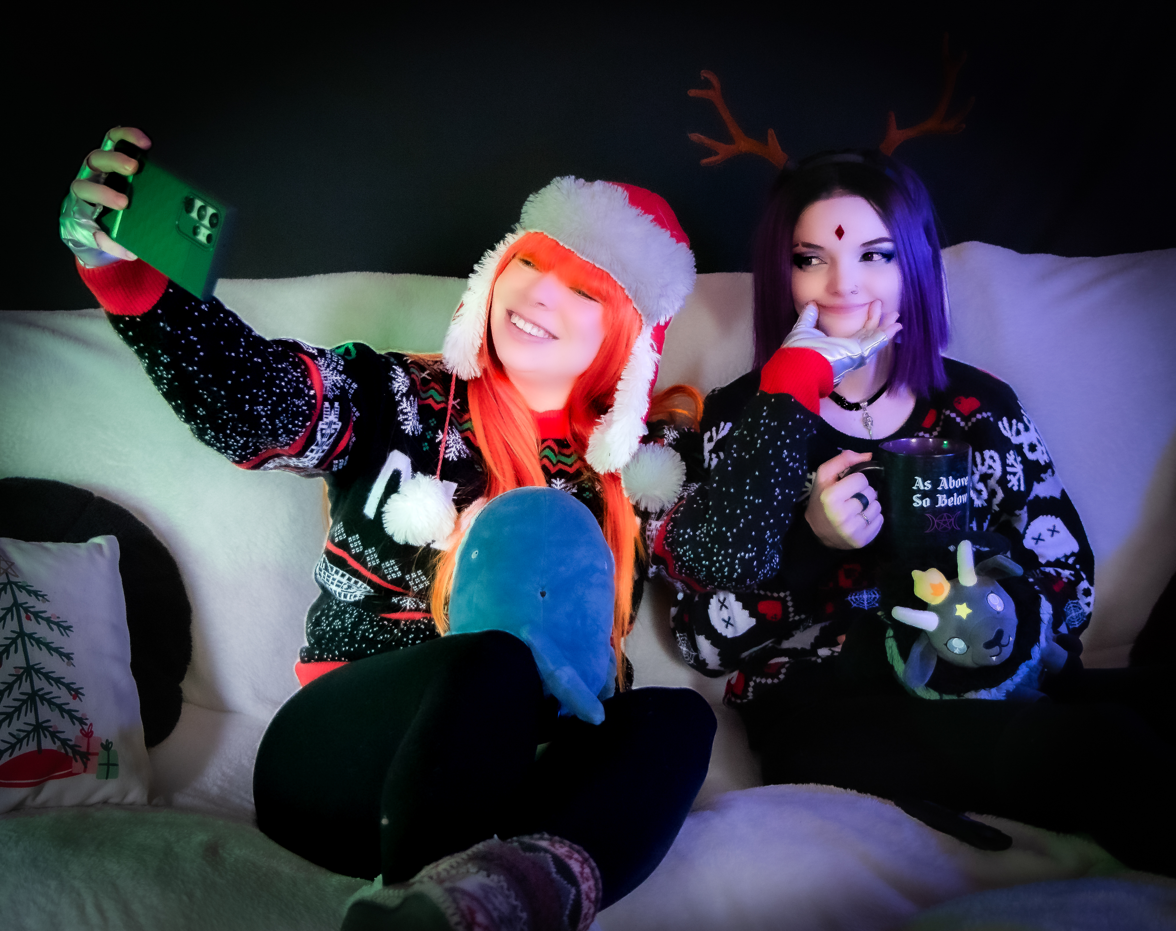 April Rose - Christmas Raven & Starfire April Rose - Christmas Raven & Starfire