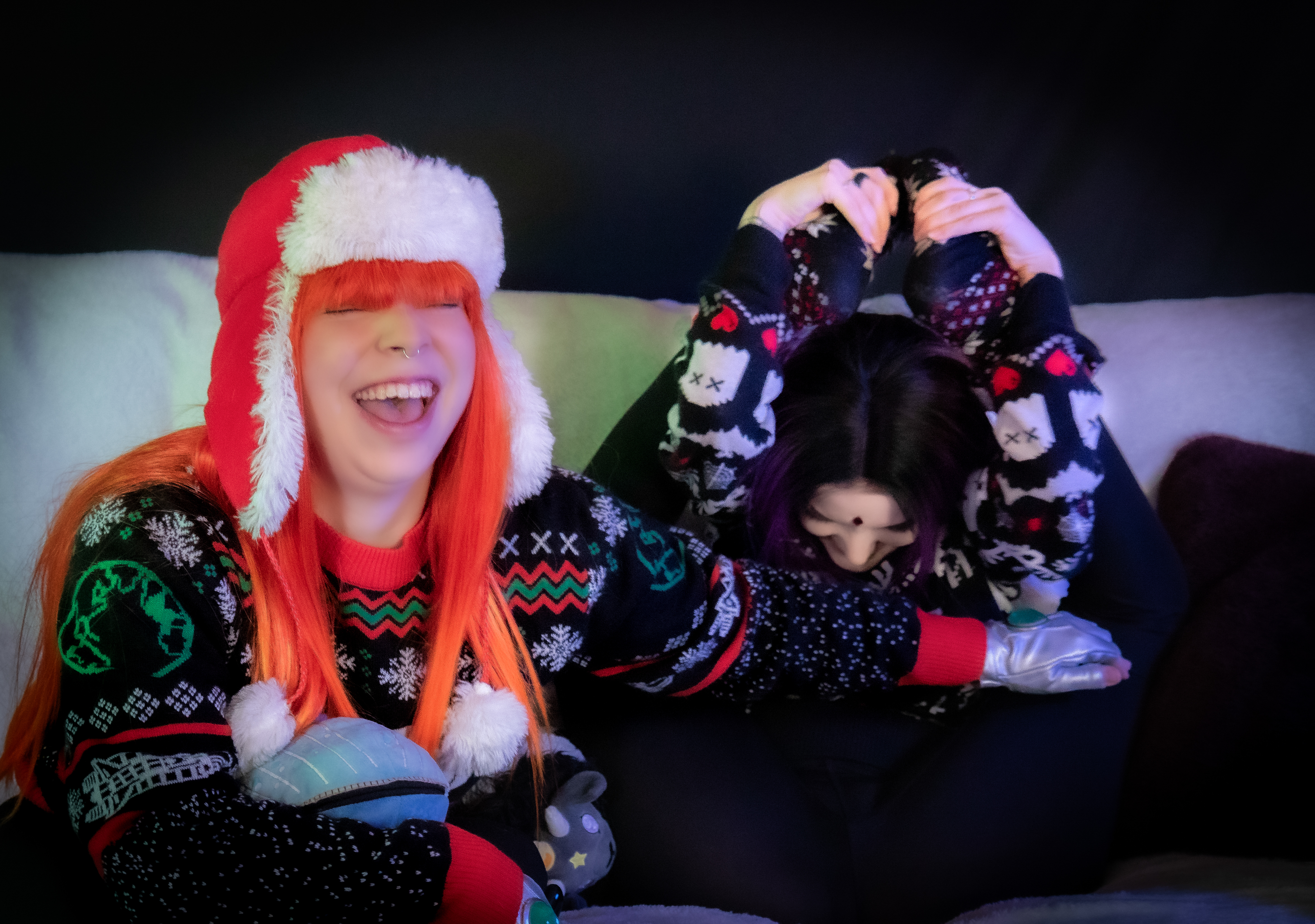 April Rose - Christmas Raven & Starfire April Rose - Christmas Raven & Starfire