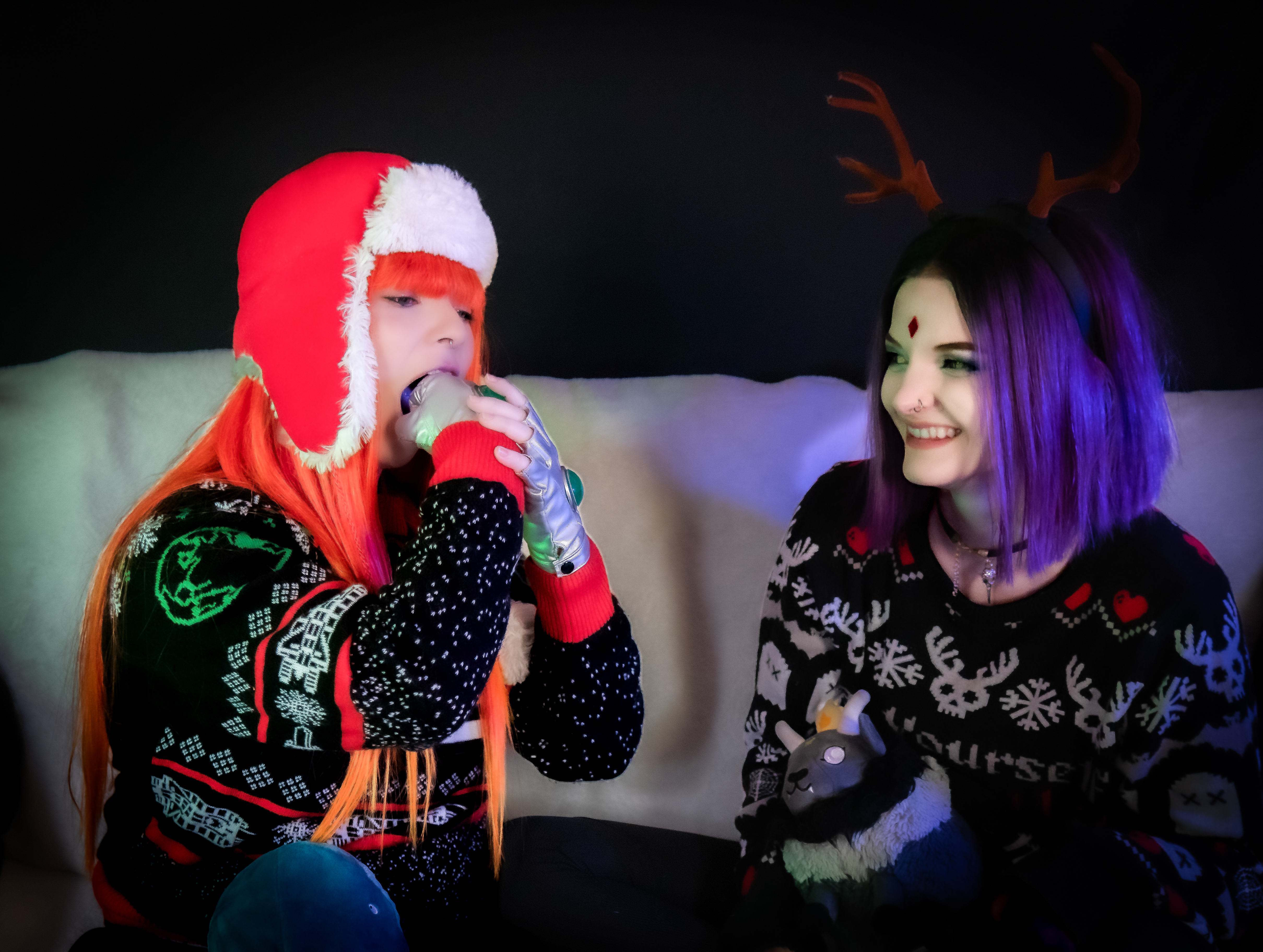 April Rose - Christmas Raven & Starfire April Rose - Christmas Raven & Starfire