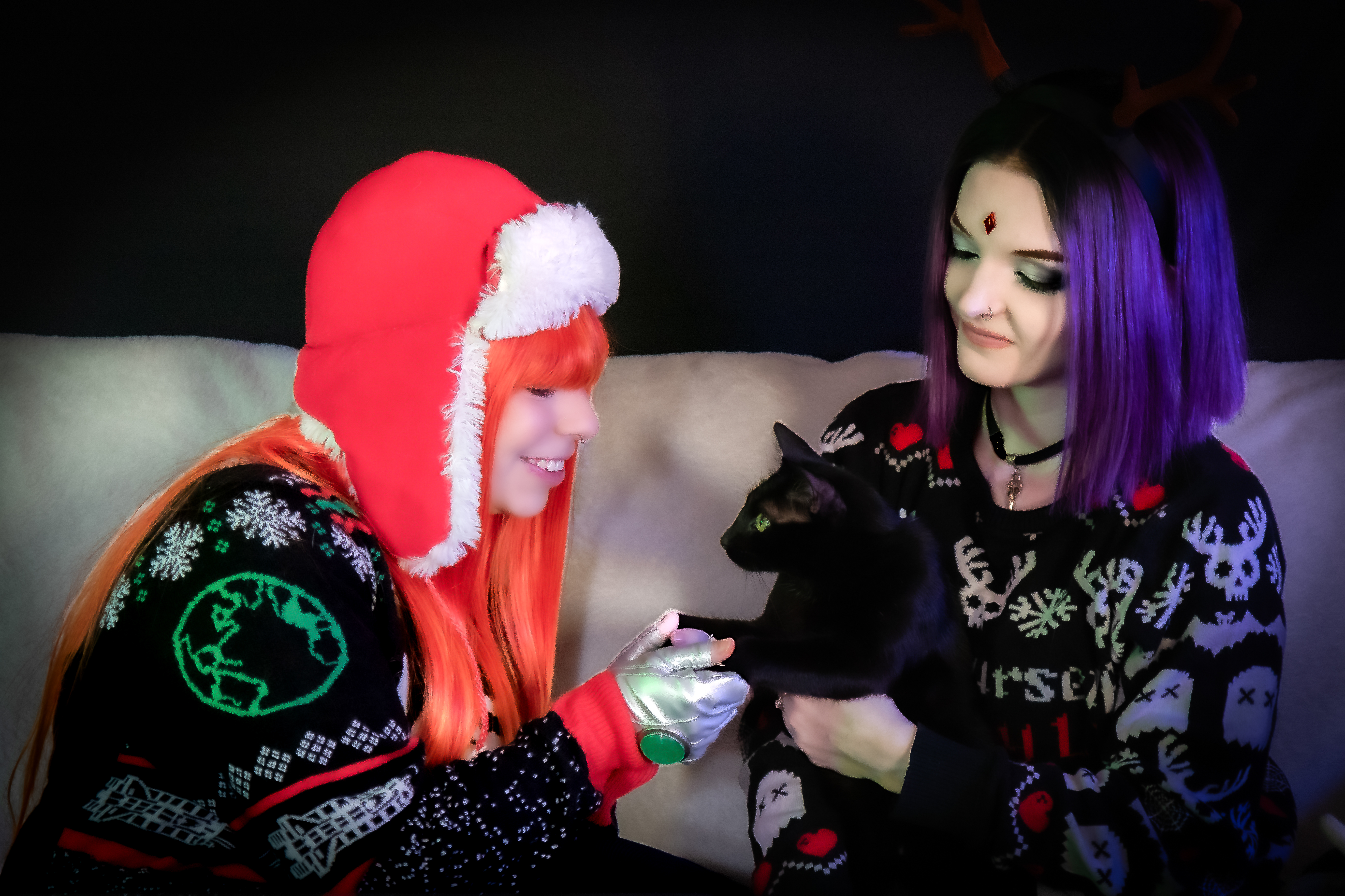 April Rose - Christmas Raven & Starfire April Rose - Christmas Raven & Starfire