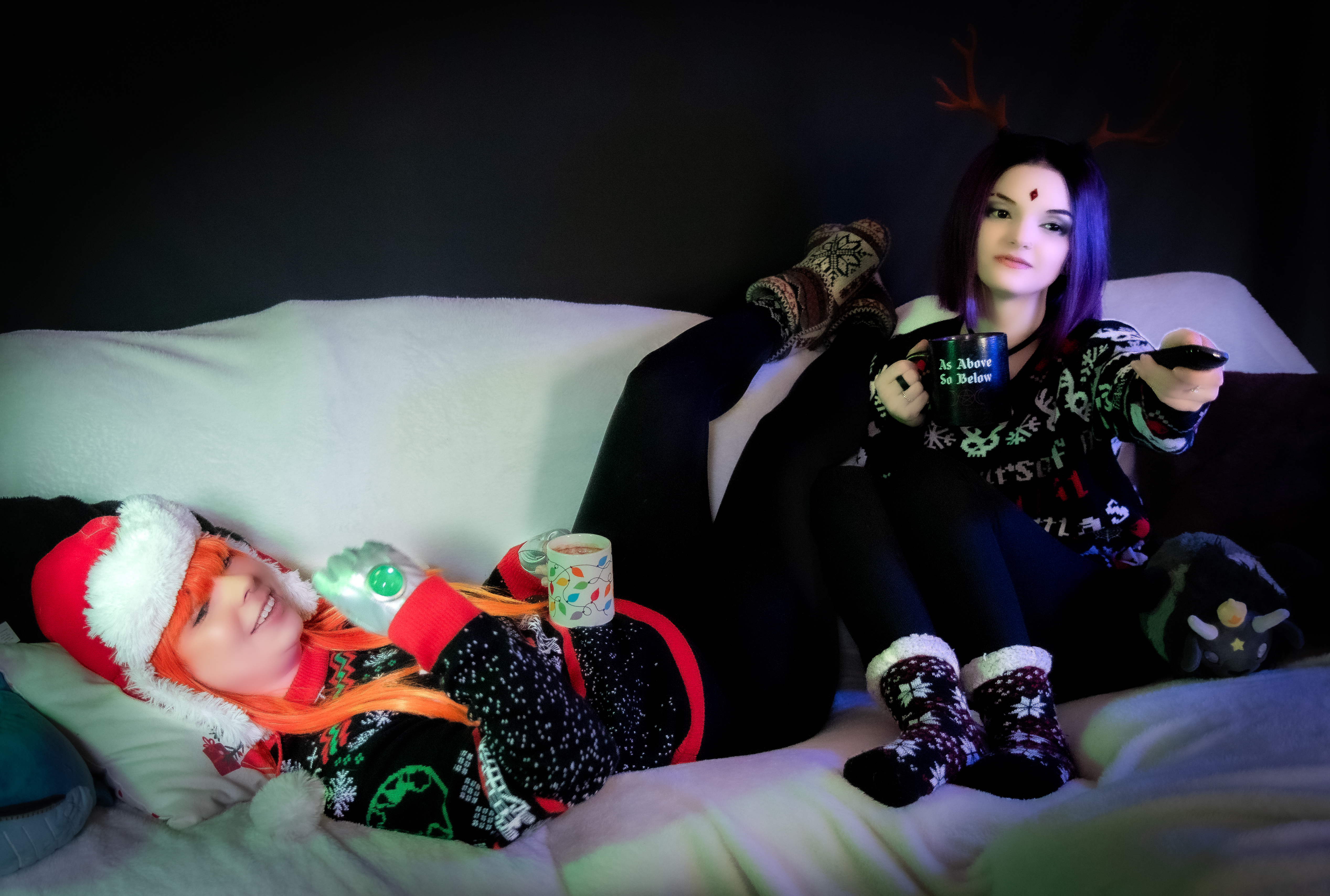 April Rose - Christmas Raven & Starfire April Rose - Christmas Raven & Starfire