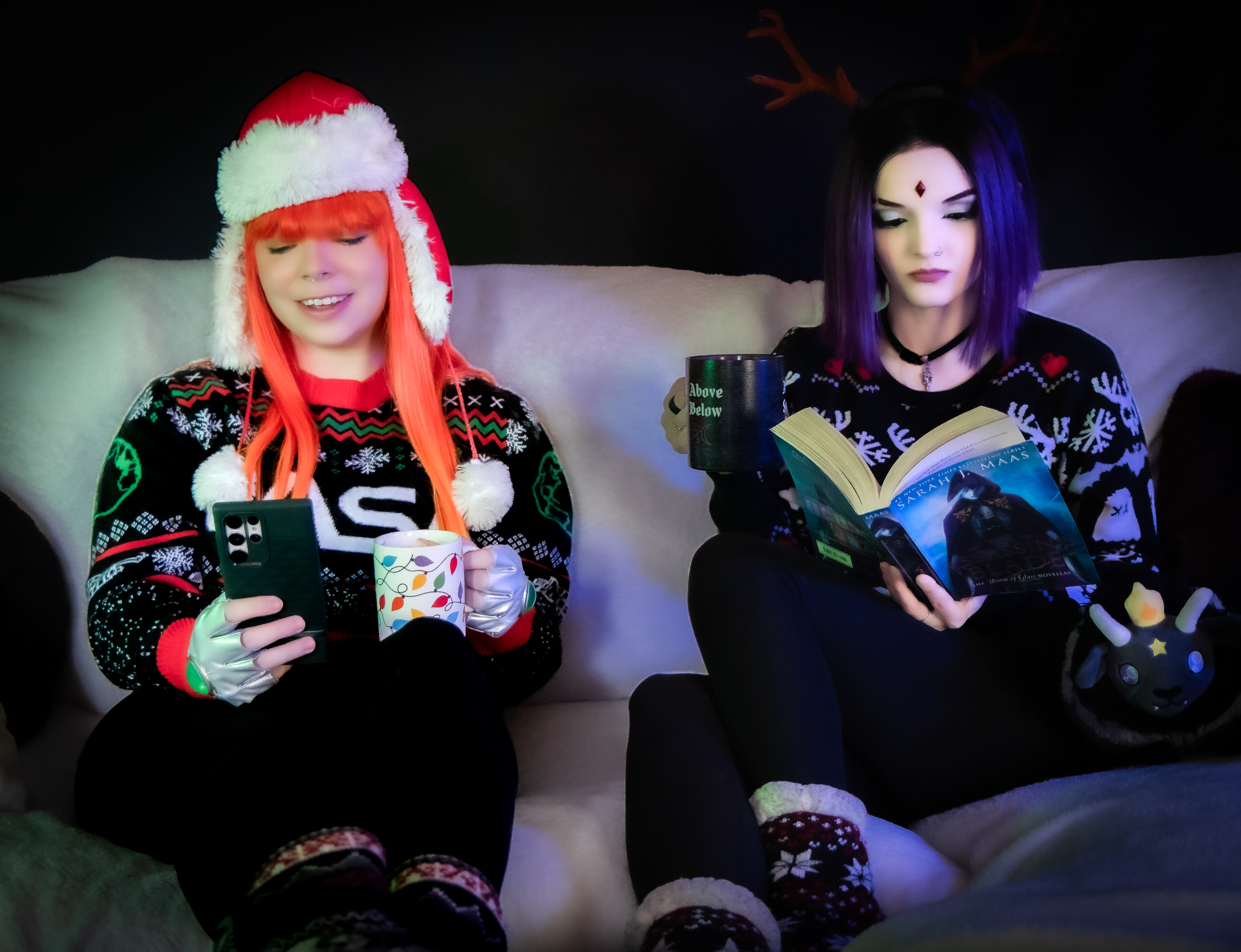 April Rose - Christmas Raven & Starfire April Rose - Christmas Raven & Starfire