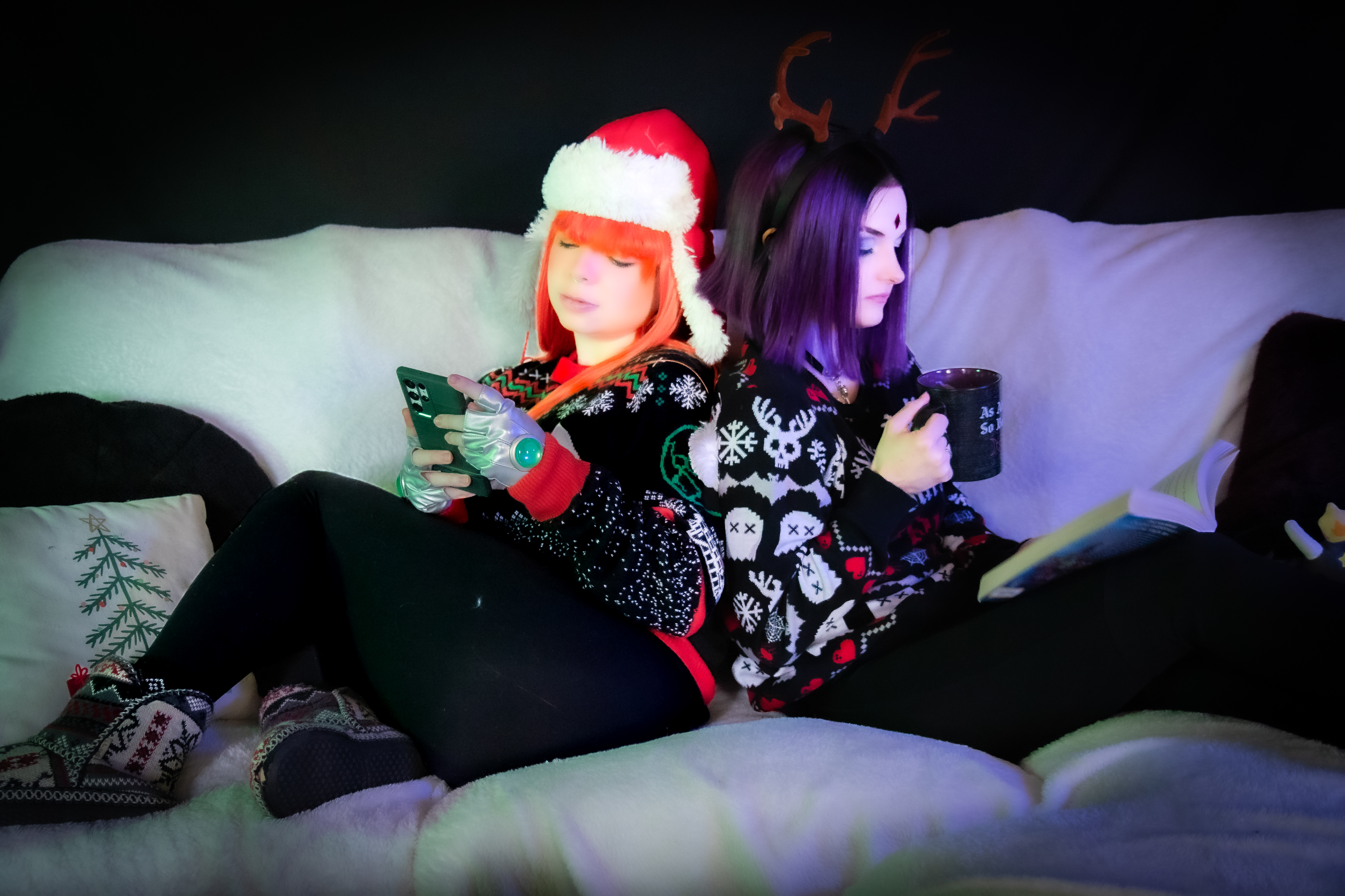 April Rose - Christmas Raven & Starfire April Rose - Christmas Raven & Starfire