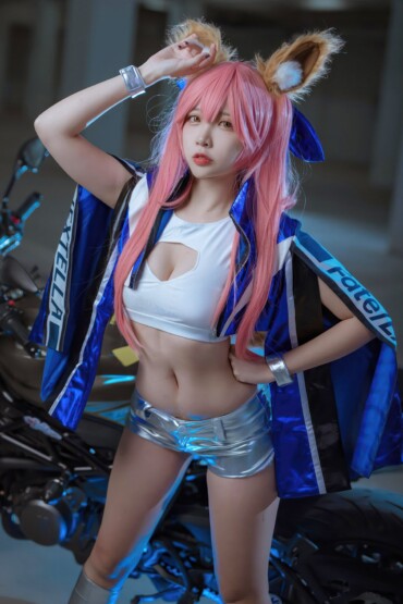 Coser@ Nisaku Nisa - FGO Tamamoe Racing Suit (31P) 7 Coser@ Nisaku Nisa - FGO Tamamoe Racing Suit (31P)