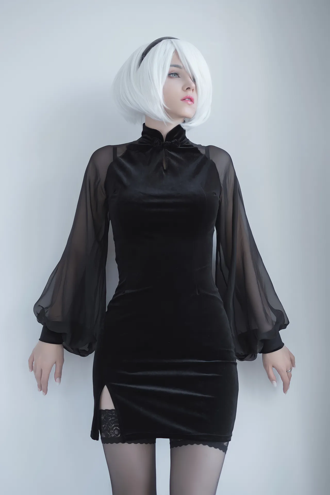 Shirogane-Sama - 2B in Black Dress Shirogane-Sama - 2B in Black Dress