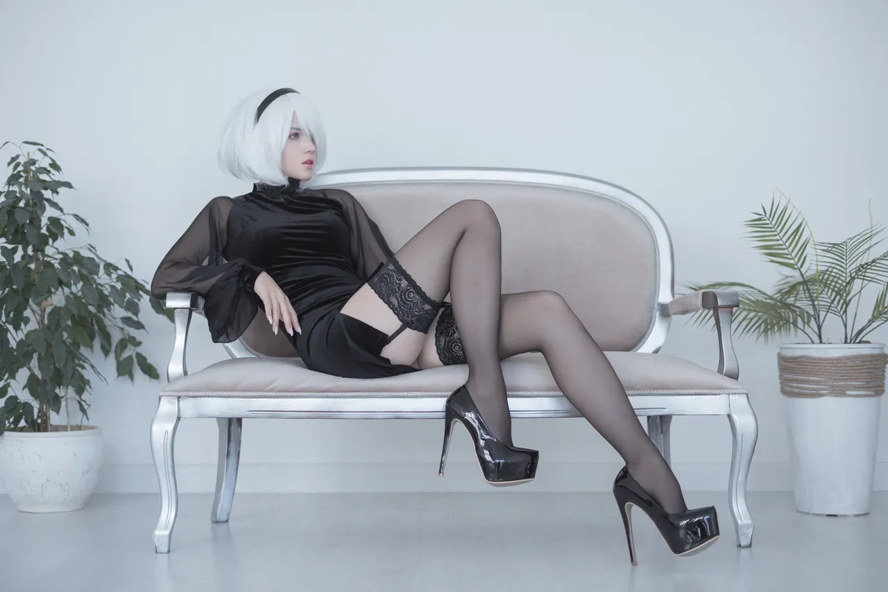 Shirogane-Sama - 2B in Black Dress Shirogane-Sama - 2B in Black Dress