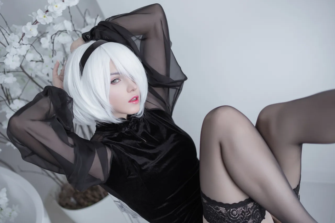Shirogane-Sama - 2B in Black Dress Shirogane-Sama - 2B in Black Dress