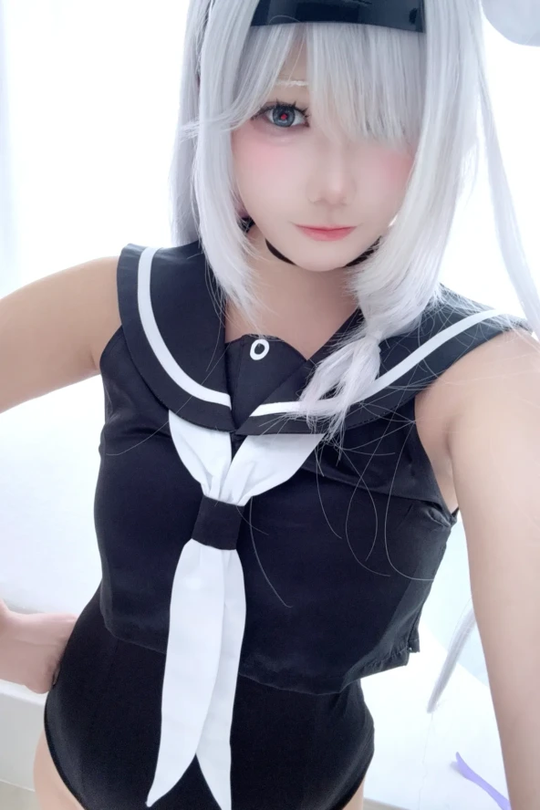 (坠星大聪明) Zhuixing Plana Swimsuit Cosplay Feb. 2026 8 (坠星大聪明) Zhuixing Plana Swimsuit Cosplay Feb. 2026