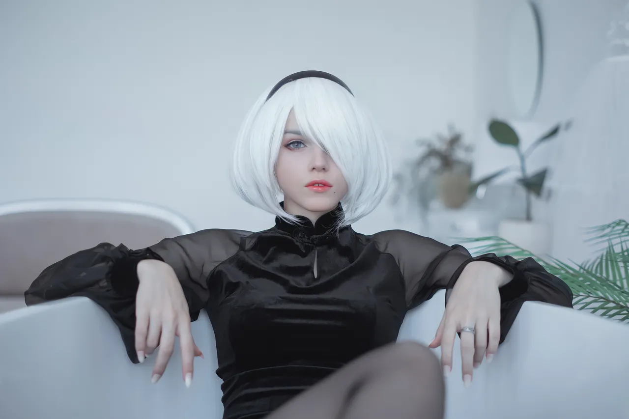 Shirogane-Sama - 2B in Black Dress Shirogane-Sama - 2B in Black Dress