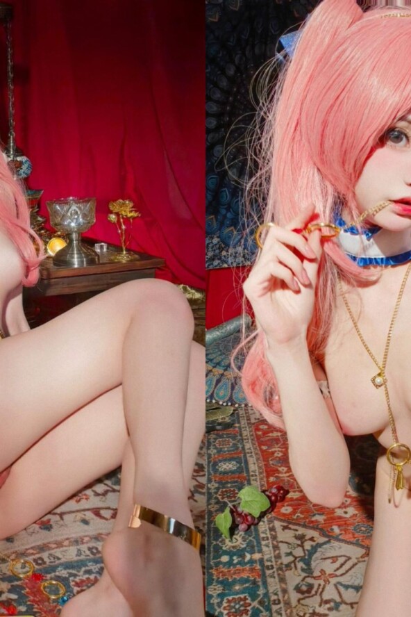 The legs are spread out, the pink hairless cunt is colorful, and the colorful COSER is served to everyone completely naked (22P) 4 The legs are spread out, the pink hairless cunt is colorful, and the colorful COSER is served to everyone completely naked (22P)