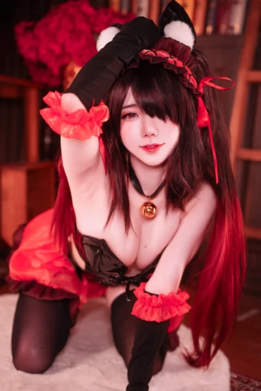 Coser@Sally多啦雪 (Sally Dorasnow): Kurumi Cat Bunny Girl (22 photos) 9 Coser@Sally多啦雪 (Sally Dorasnow): Kurumi Cat Bunny Girl (22 photos)