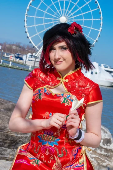 Labinnak Mangoloo - Chinese dress Ruby 5 Labinnak Mangoloo - Chinese dress Ruby