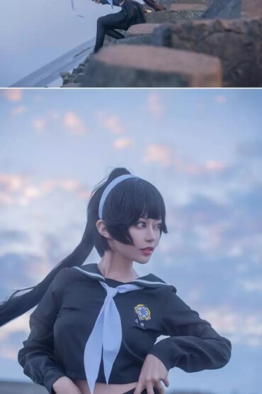 Hei-Ai Ko line 黑絲 Kaohsiung-chen cosplay (9P)