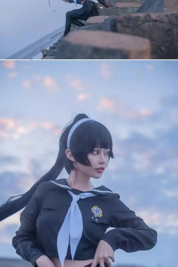 Hei-Ai Ko line 黑絲 Kaohsiung-chen cosplay (9P) 2 Hei-Ai Ko line 黑絲 Kaohsiung-chen cosplay (9P)