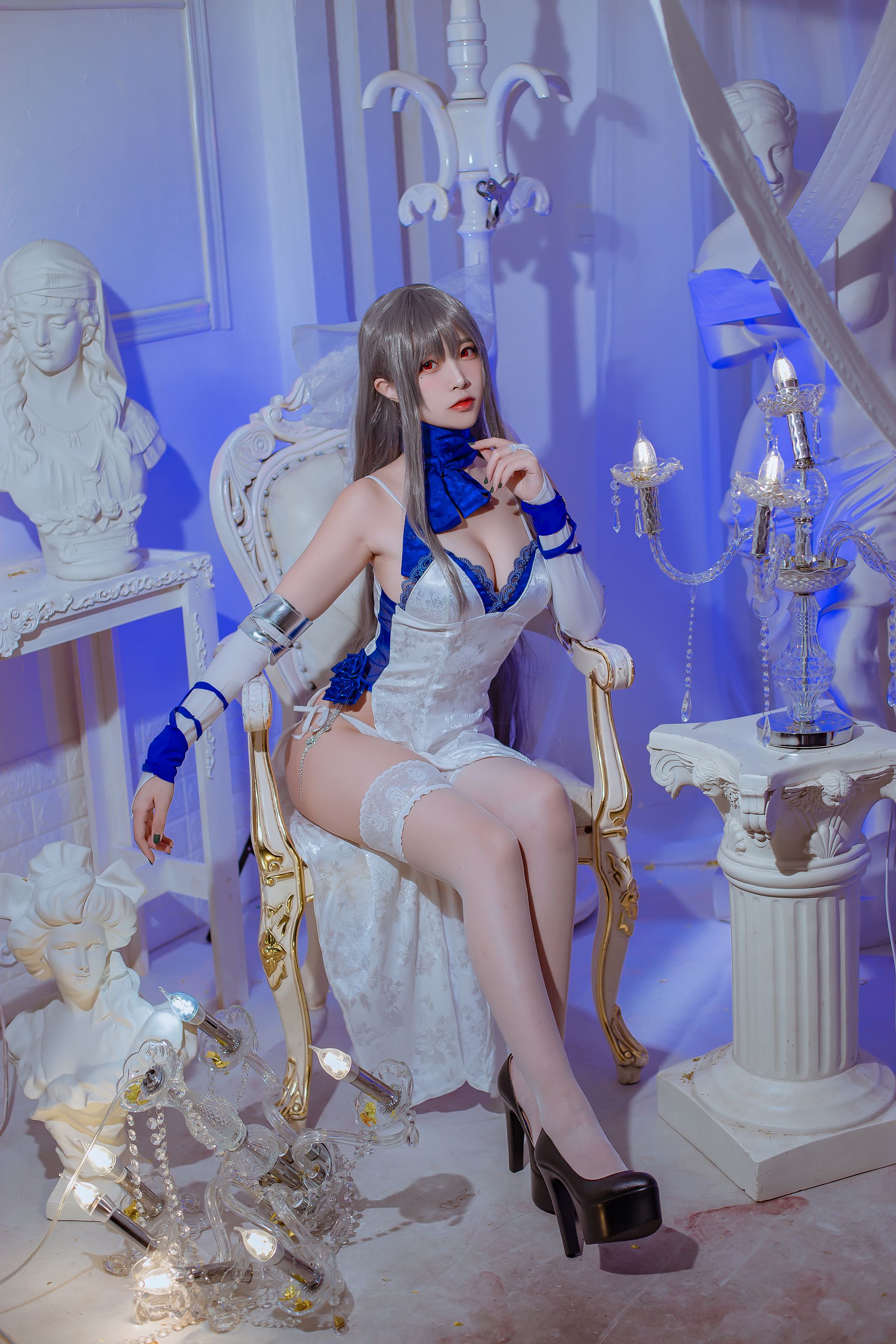 网红 Coser@ Nisa Nisa Heki-hee 蓝 线 Road Yi Kyu-Kyubo 网红 Coser@ Nisa Nisa Heki-hee 蓝 线 Road Yi Kyu-Kyubo