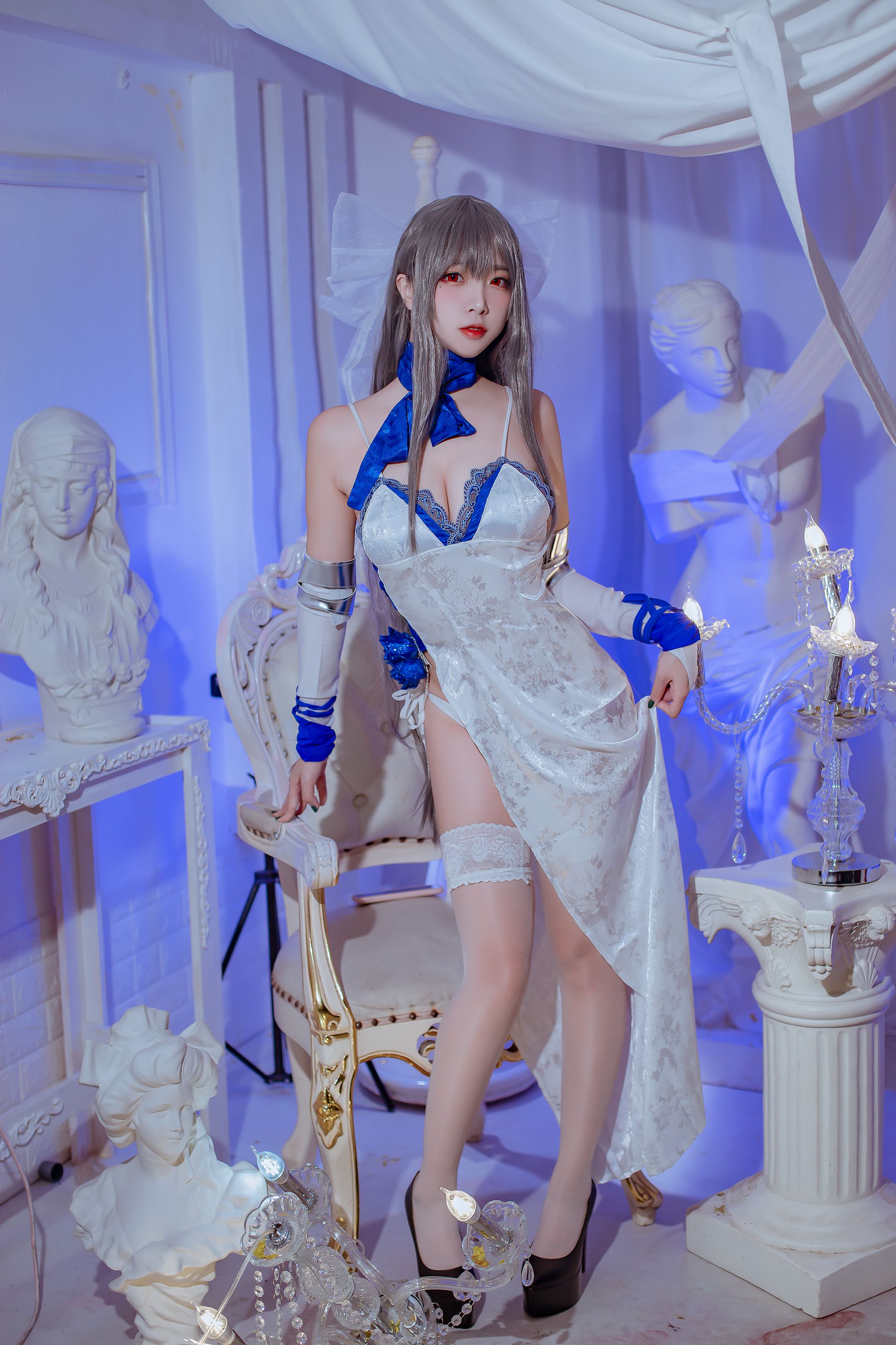 网红 Coser@ Nisa Nisa Heki-hee 蓝 线 Road Yi Kyu-Kyubo 网红 Coser@ Nisa Nisa Heki-hee 蓝 线 Road Yi Kyu-Kyubo