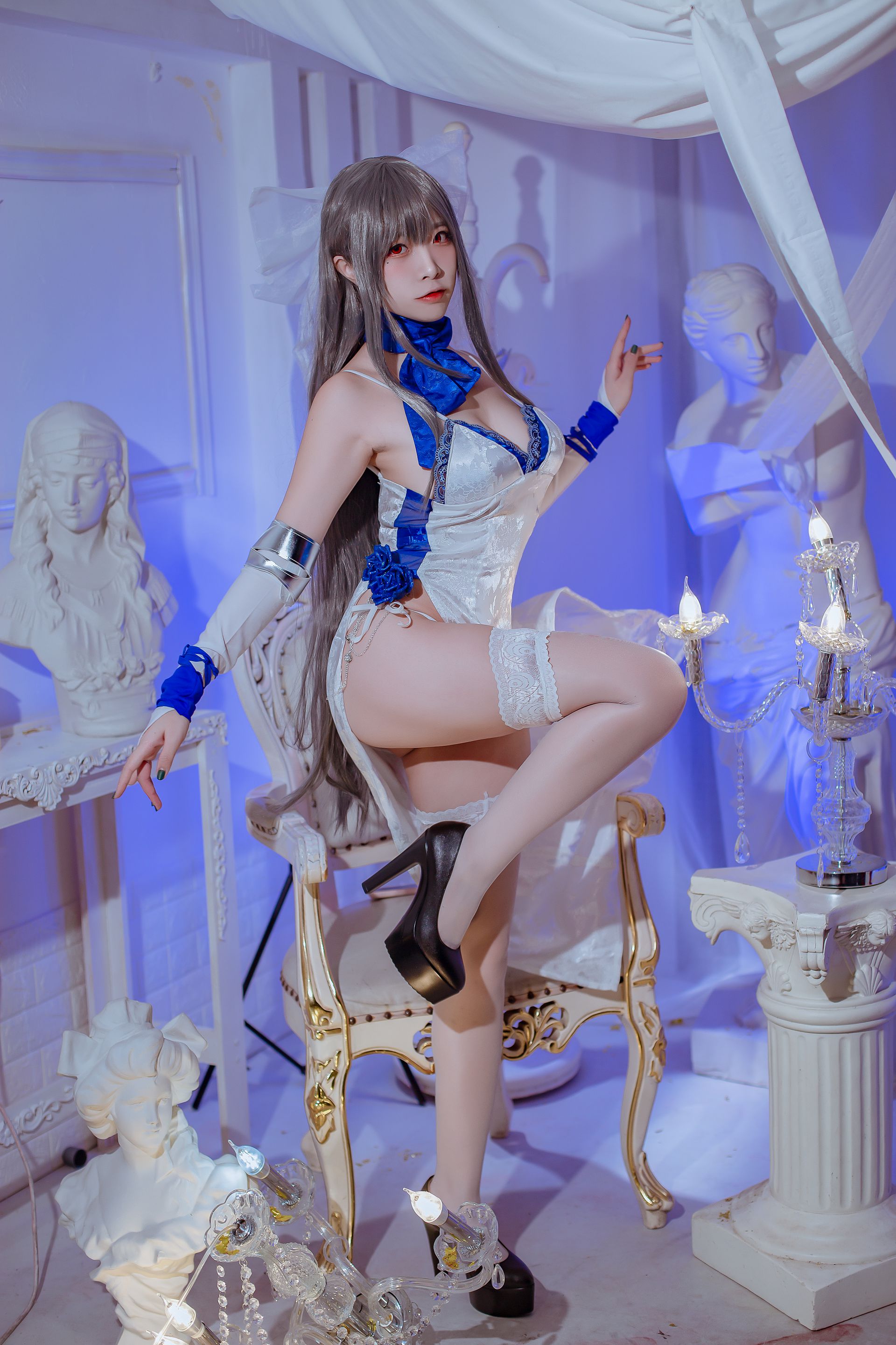 网红 Coser@ Nisa Nisa Heki-hee 蓝 线 Road Yi Kyu-Kyubo 网红 Coser@ Nisa Nisa Heki-hee 蓝 线 Road Yi Kyu-Kyubo