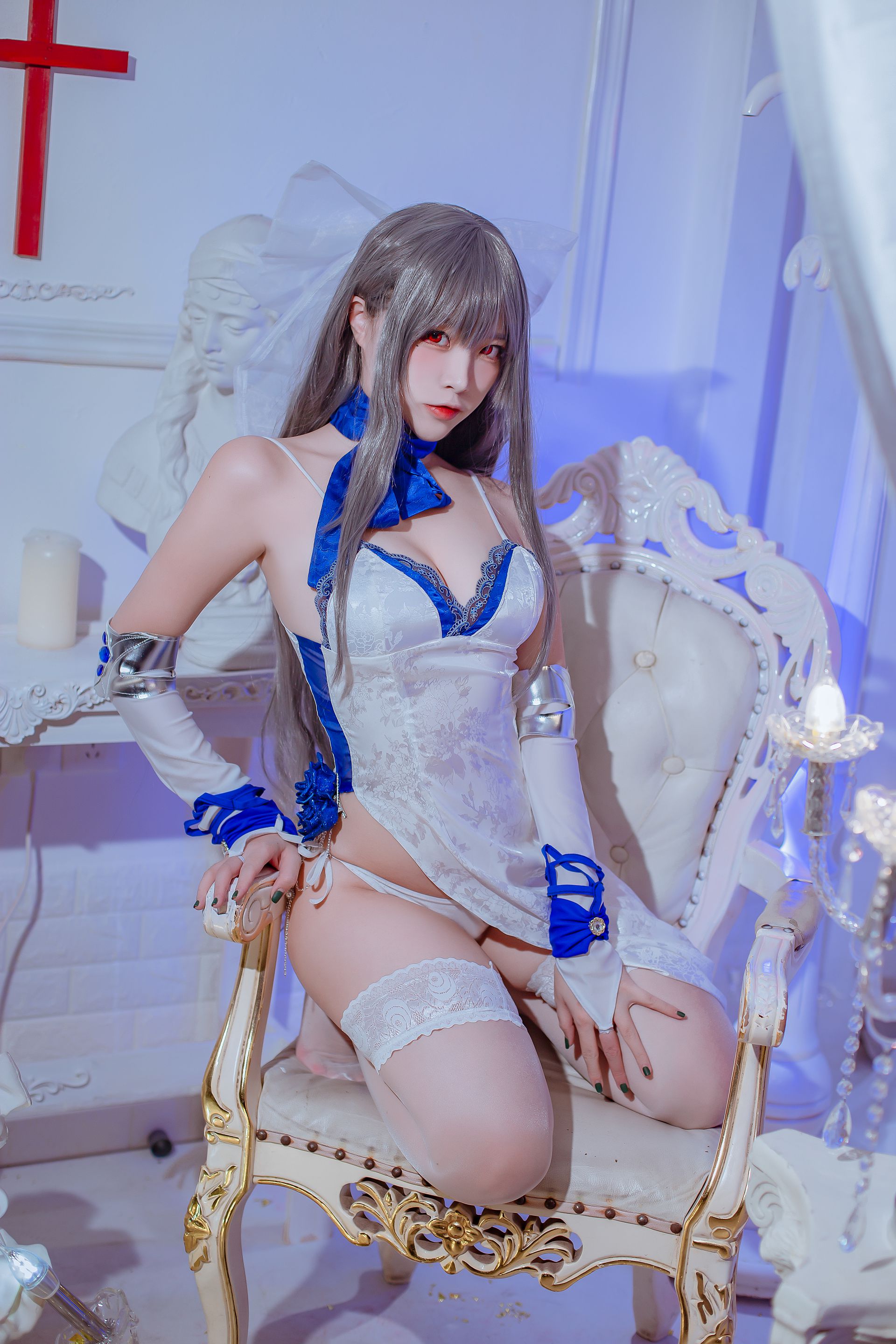 网红 Coser@ Nisa Nisa Heki-hee 蓝 线 Road Yi Kyu-Kyubo 网红 Coser@ Nisa Nisa Heki-hee 蓝 线 Road Yi Kyu-Kyubo