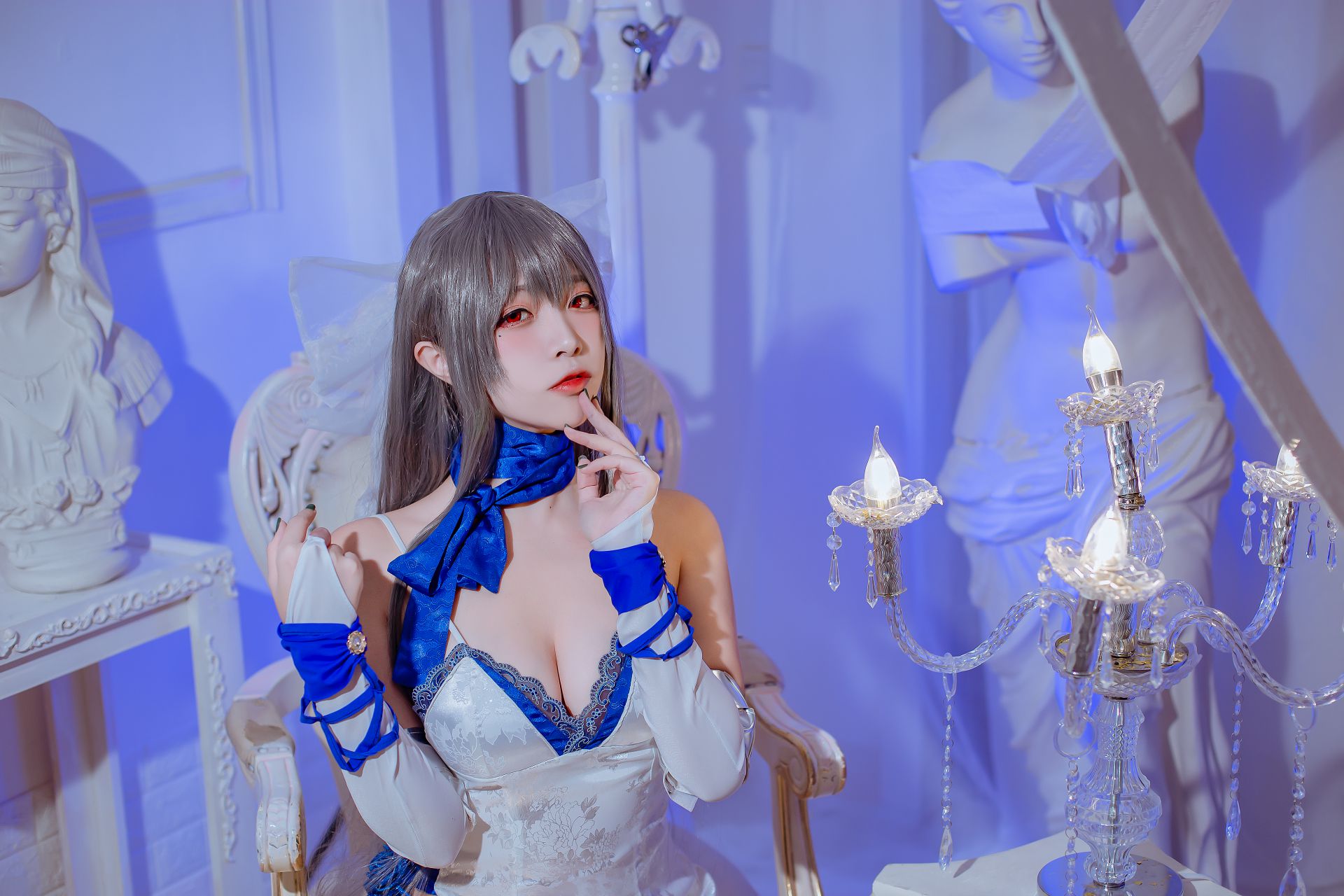 网红 Coser@ Nisa Nisa Heki-hee 蓝 线 Road Yi Kyu-Kyubo 网红 Coser@ Nisa Nisa Heki-hee 蓝 线 Road Yi Kyu-Kyubo