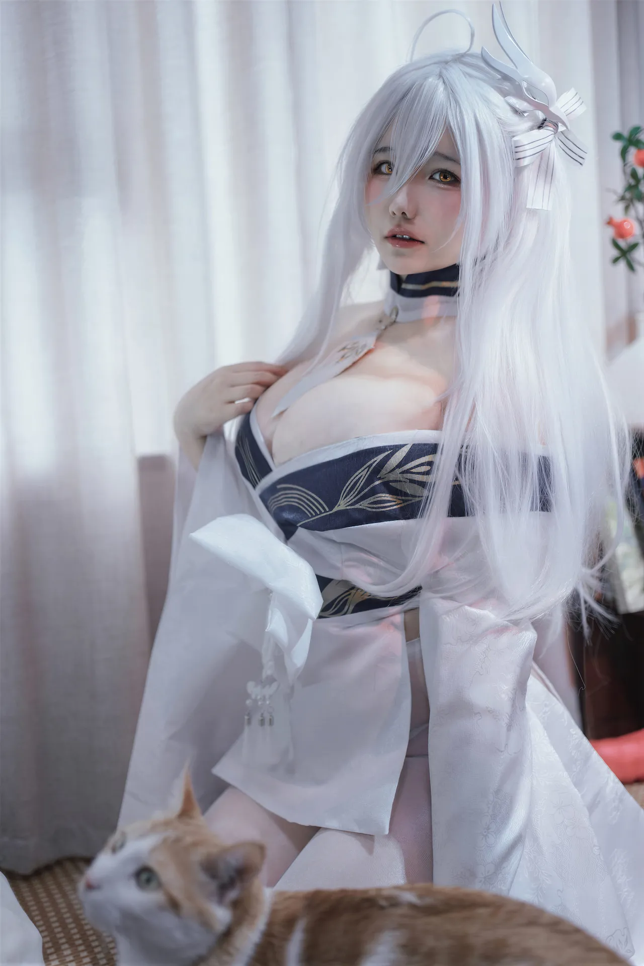 Aban is very happy today – Azur Lane Hakuhou kimono Aban is very happy today – Azur Lane Hakuhou kimono