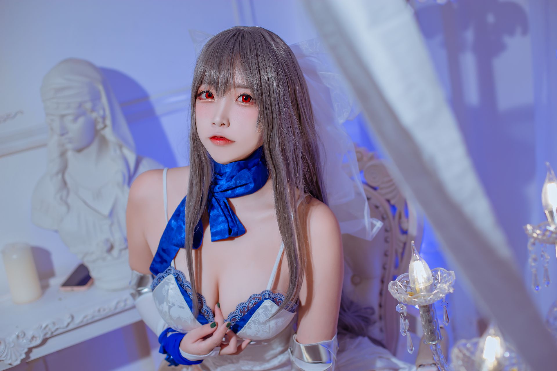 网红 Coser@ Nisa Nisa Heki-hee 蓝 线 Road Yi Kyu-Kyubo 网红 Coser@ Nisa Nisa Heki-hee 蓝 线 Road Yi Kyu-Kyubo