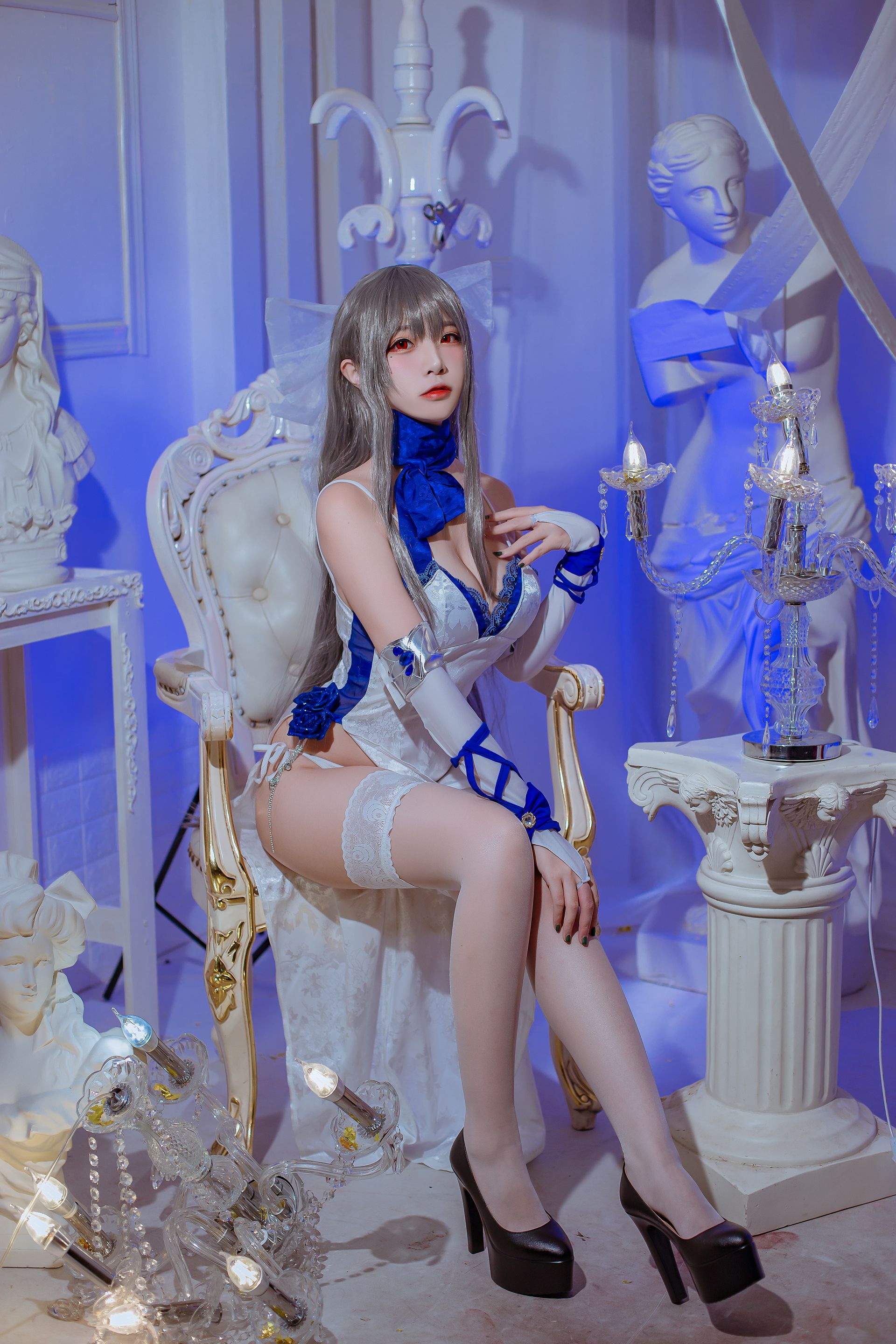 网红 Coser@ Nisa Nisa Heki-hee 蓝 线 Road Yi Kyu-Kyubo 网红 Coser@ Nisa Nisa Heki-hee 蓝 线 Road Yi Kyu-Kyubo
